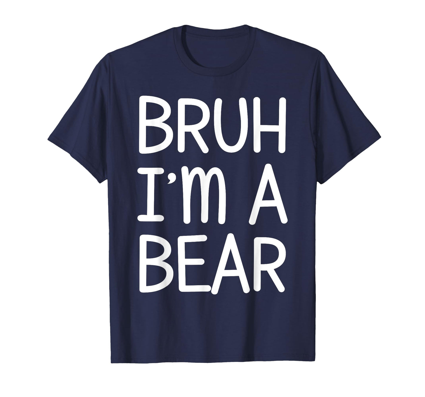 Pretend I'm A Bear Funny Lazy Halloween Costume Party T-Shirt