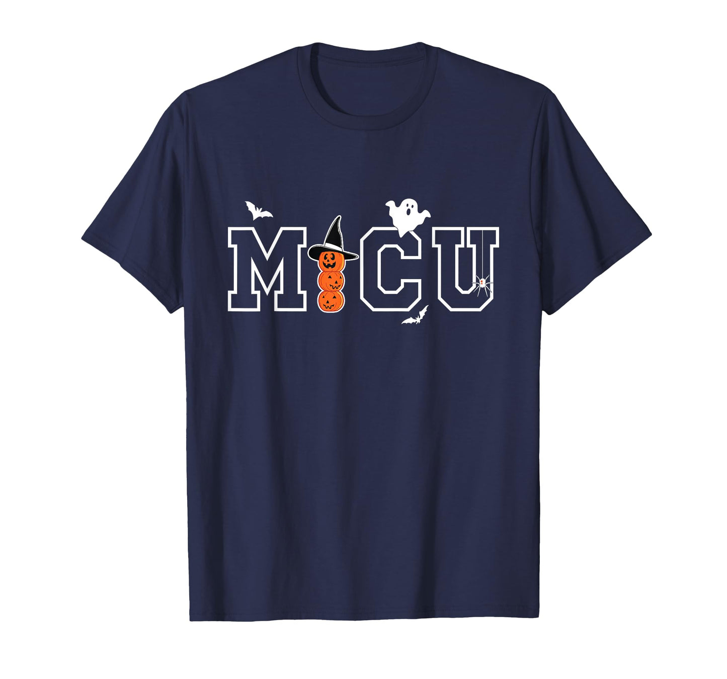 ICU Nurse Micu Sicu Cvicu Cticu RN Halloween Nursing Student T-Shirt