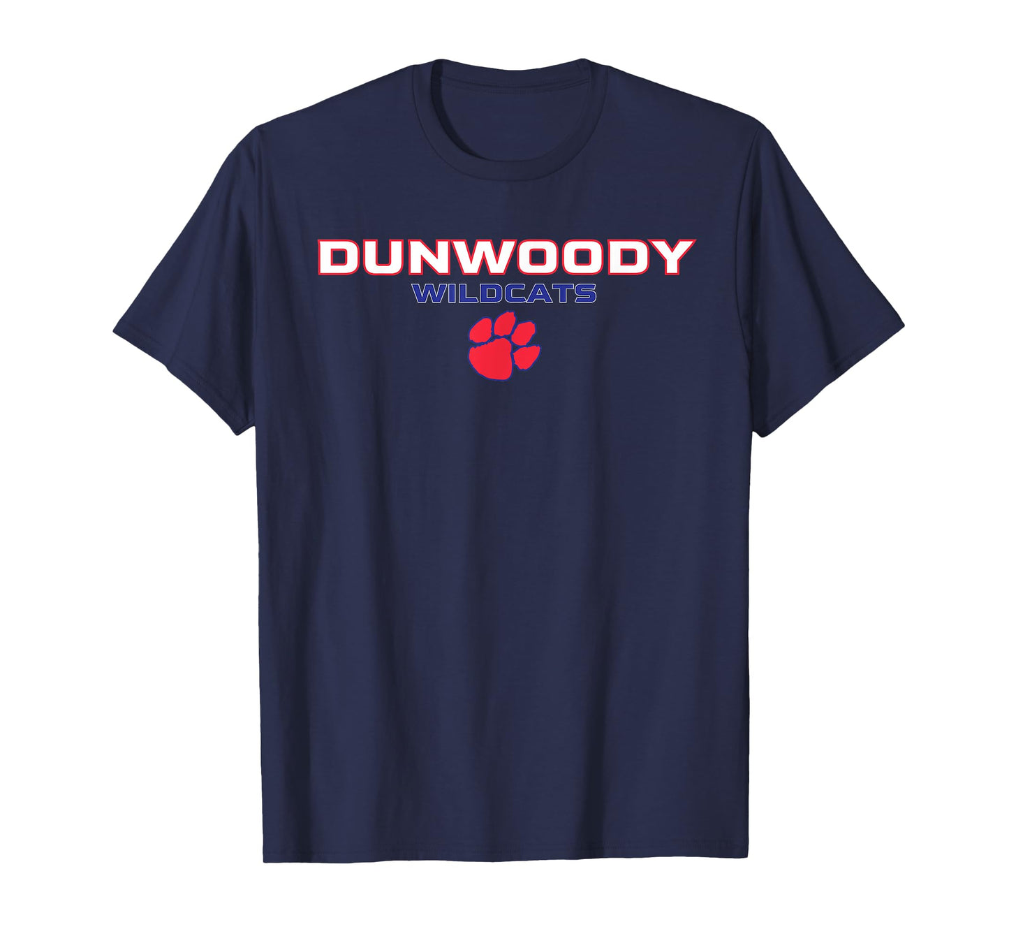Dunwoody High School Wildcats Stacked T-Shirt