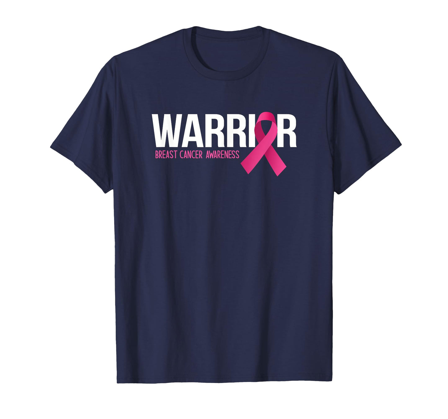 Warrior Breast Cancer Awareness Month Pink Ribbon Fighter T-Shirt