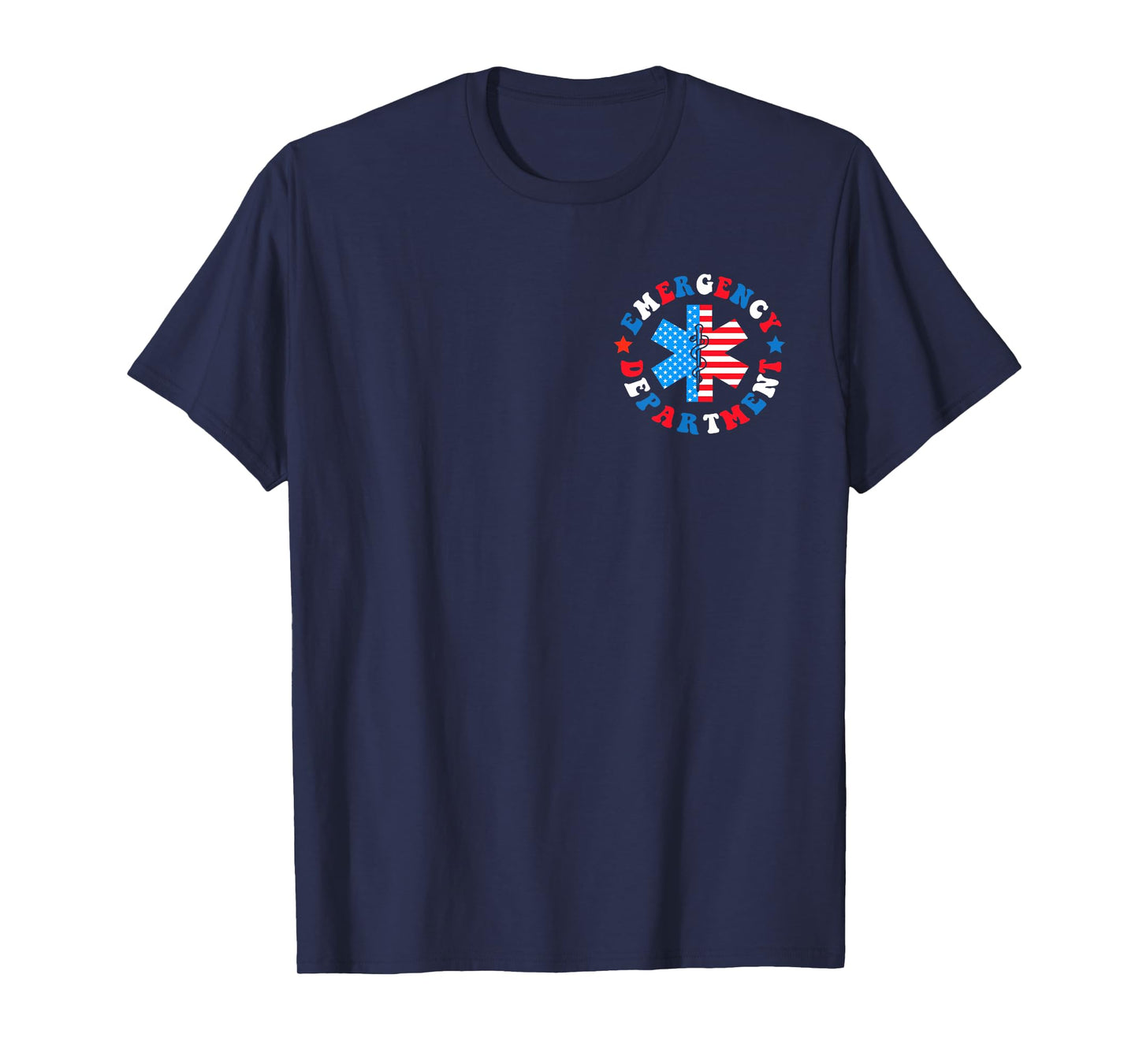 Emergency Department 4th of July USA Emergency Room Nurse T-Shirt