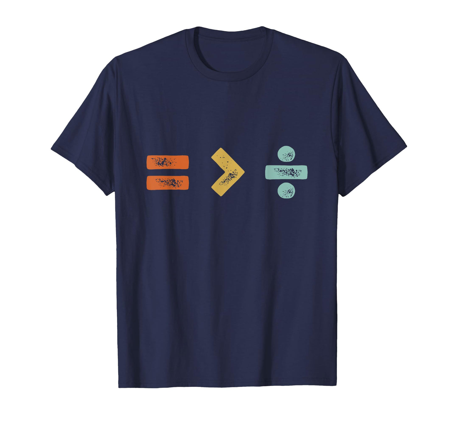 Equality Is Greater Than Division Vintage Antiracism T-Shirt