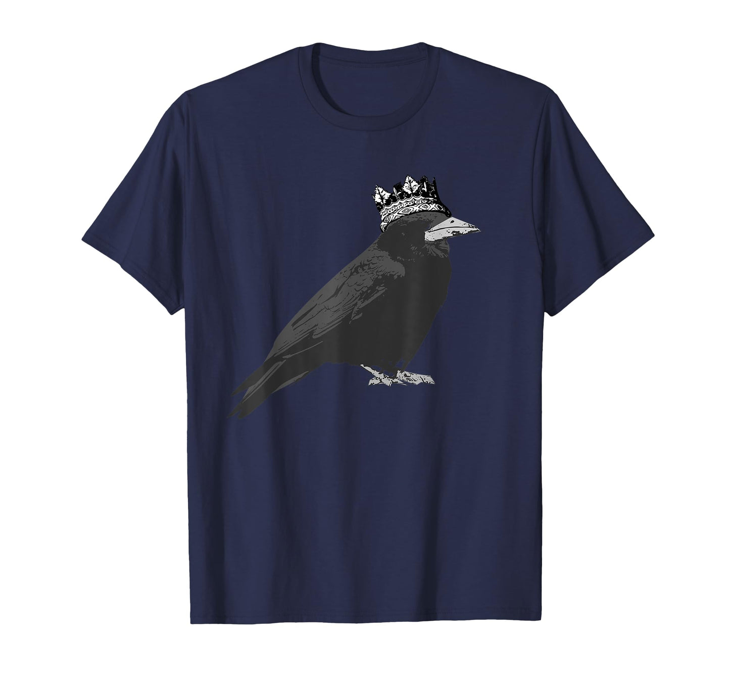 King Crow Raven with Crown Bird T-Shirt