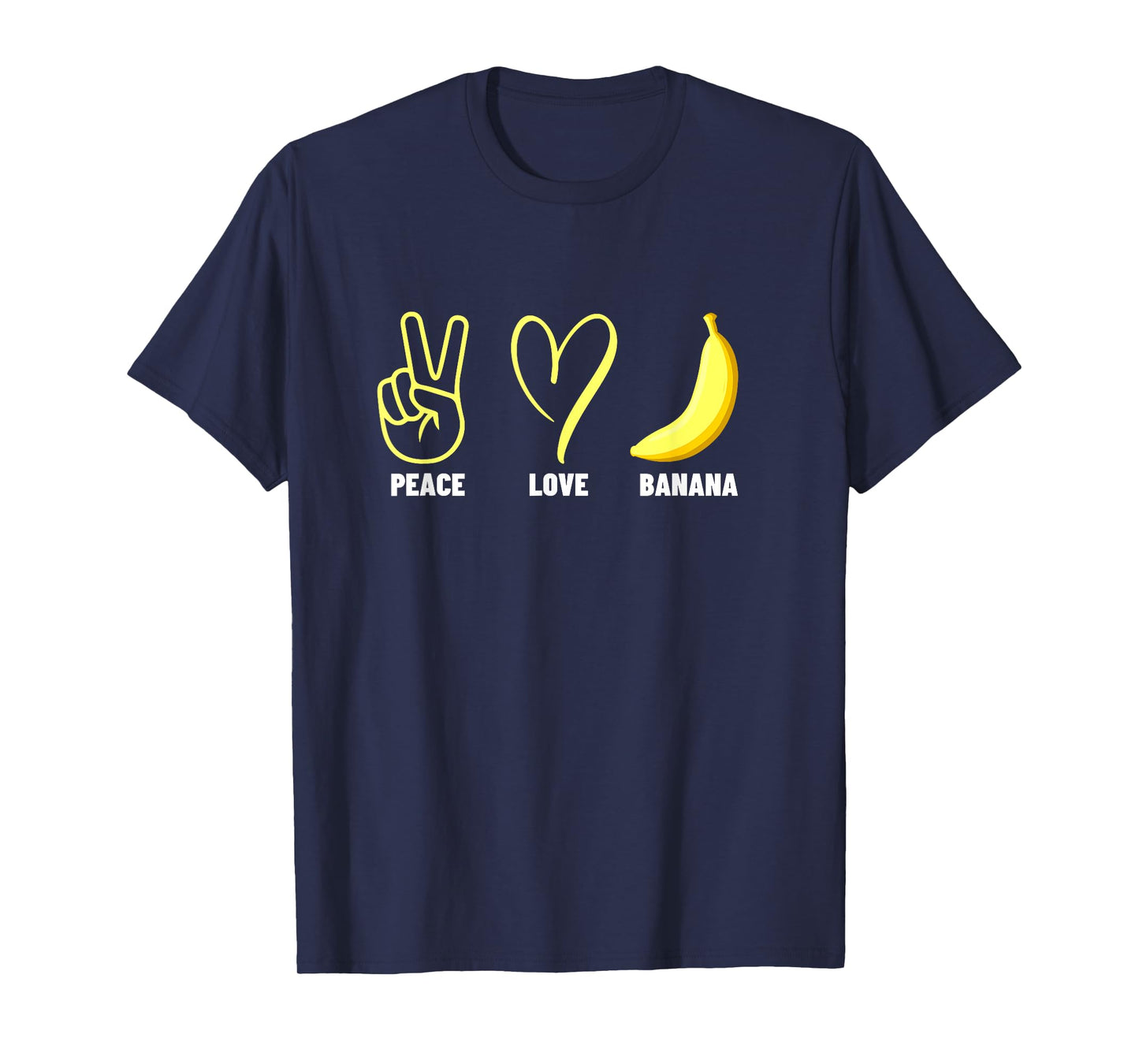 Bananas Lover Peace Love Banana T-Shirt