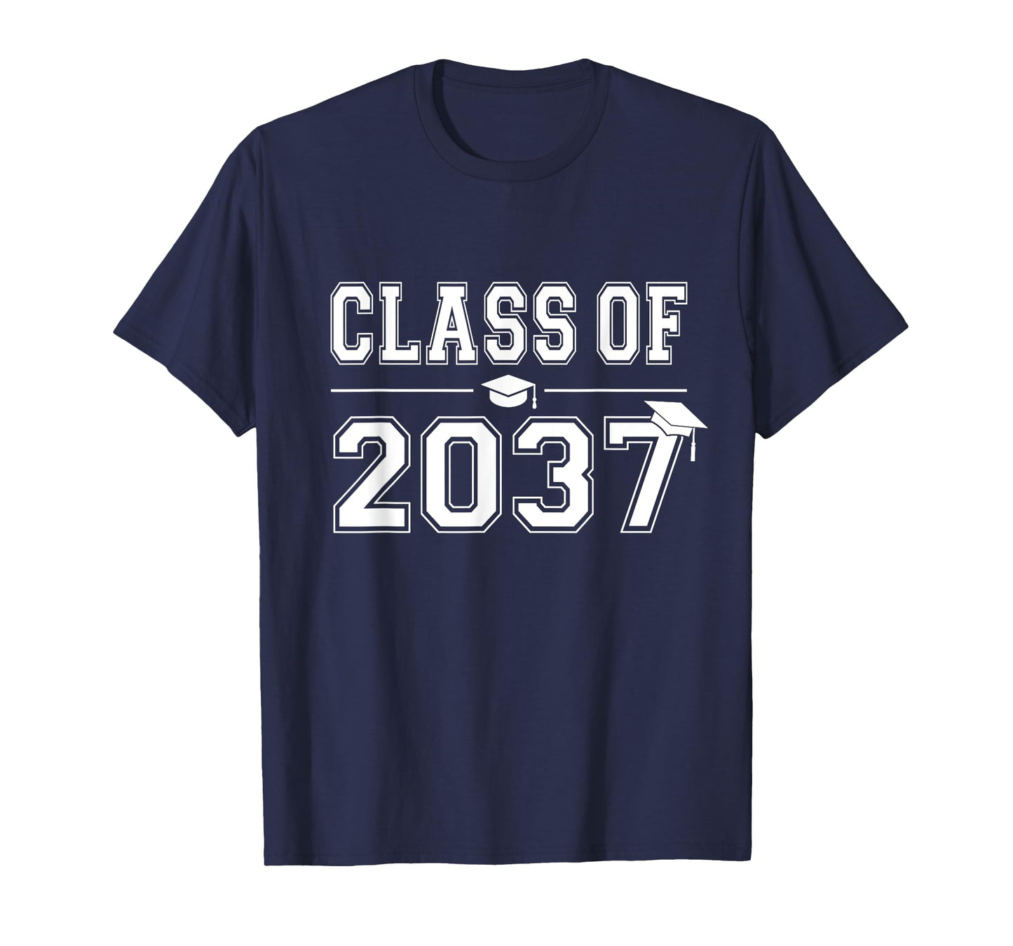 Class of 2037 Grow With Me First Day of School Graduation T-Shirt
