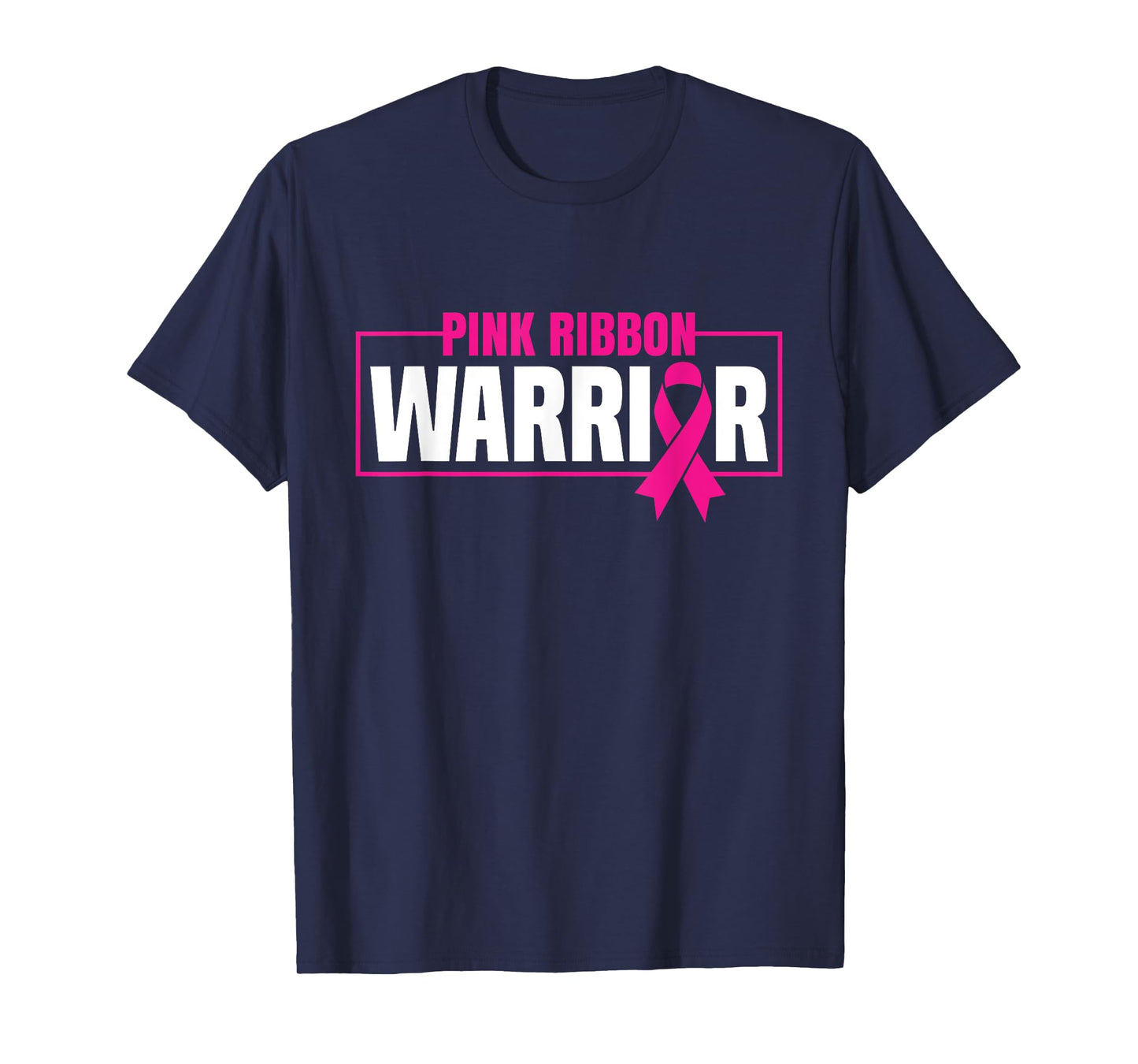 Pink Ribbon Warrior - Breast Cancer Awareness T-Shirt