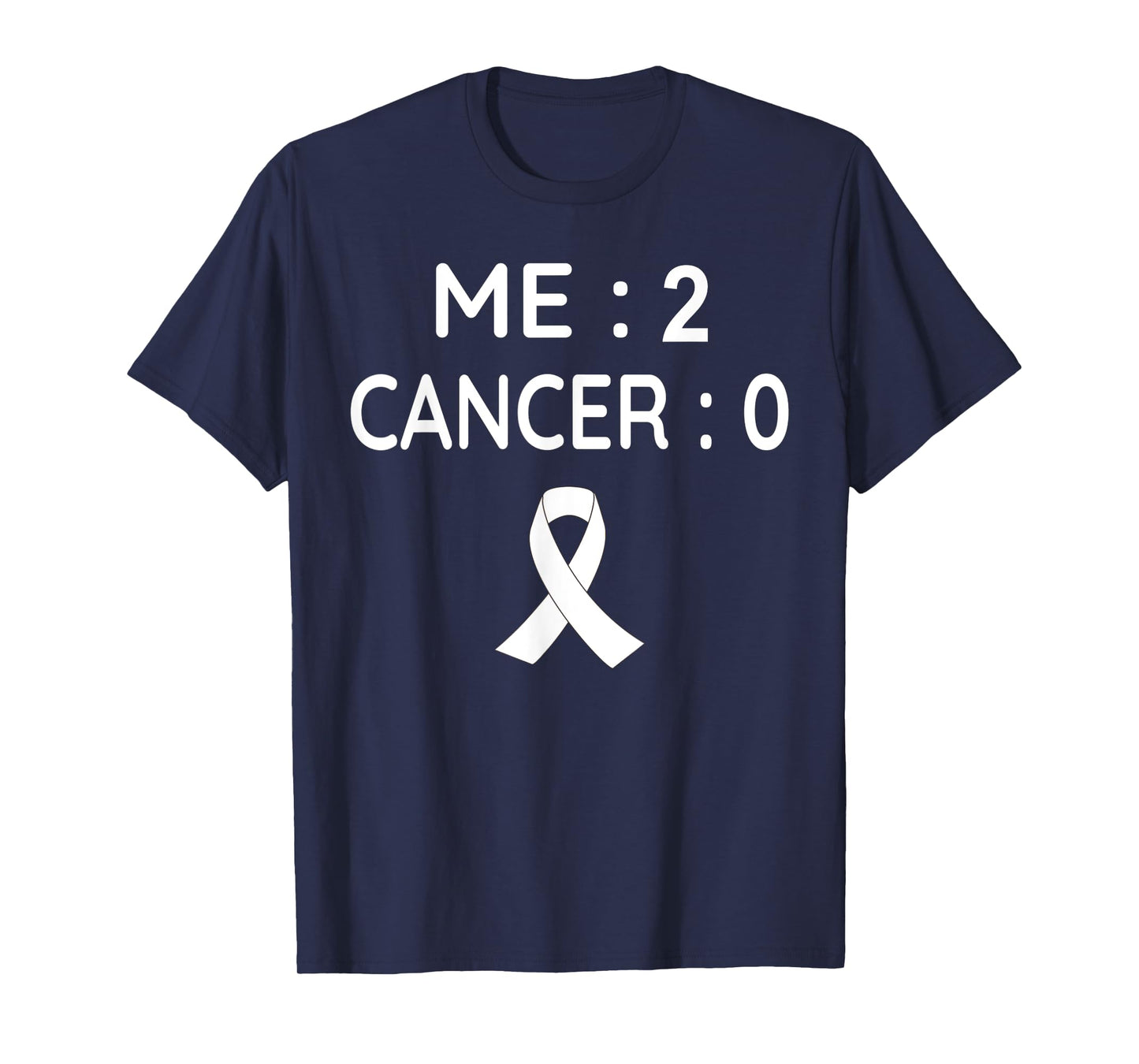 Me 2 Cancer 0 Lung Cancer Awareness T-Shirt