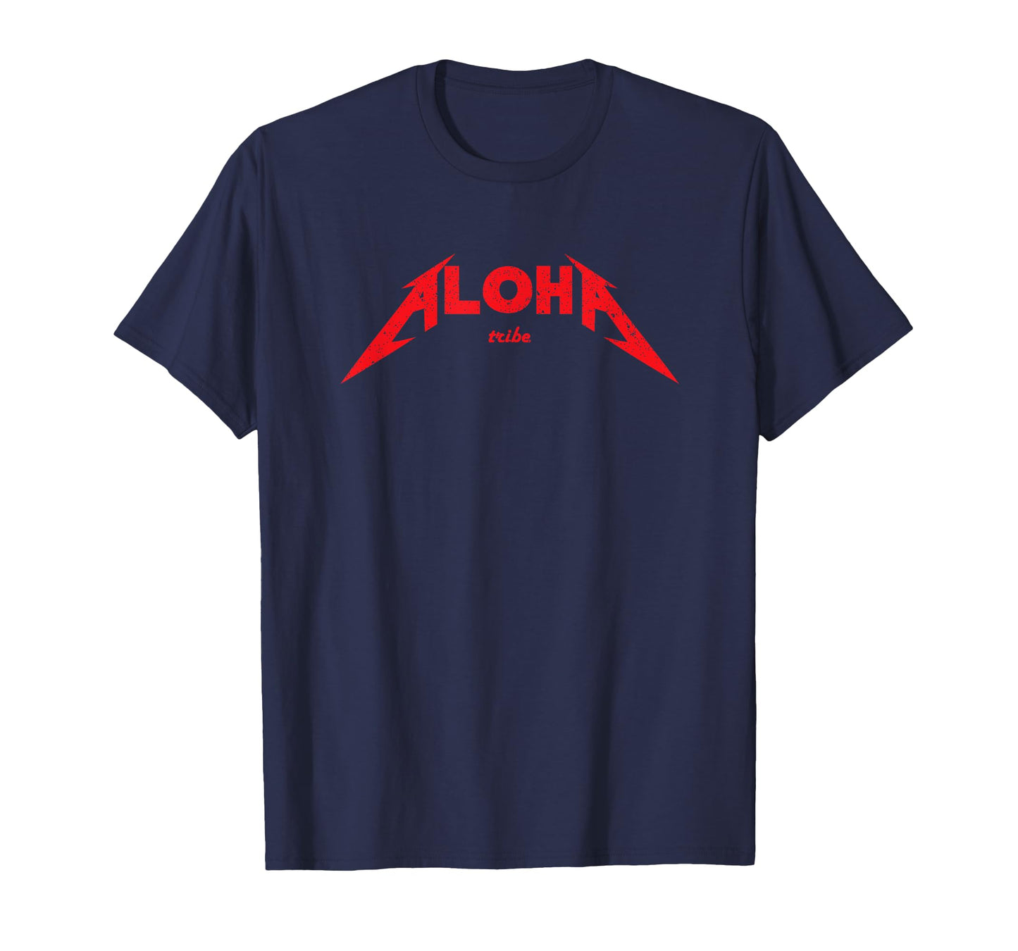 Heavy Rock N Roll Band Aloha Graphic T-Shirt