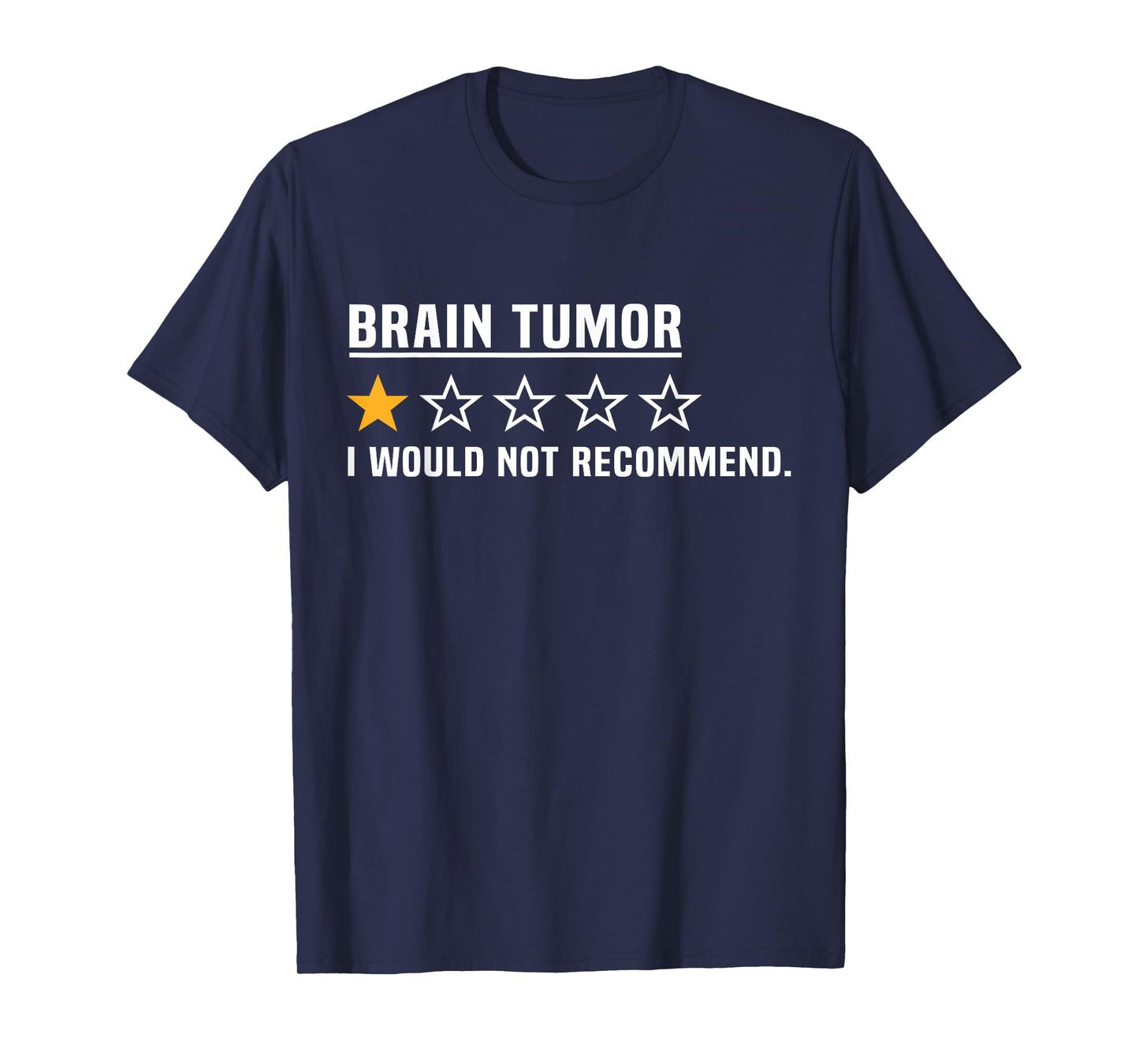 Brain Tumor Not Recommended Funny Brain Surgery T-Shirt