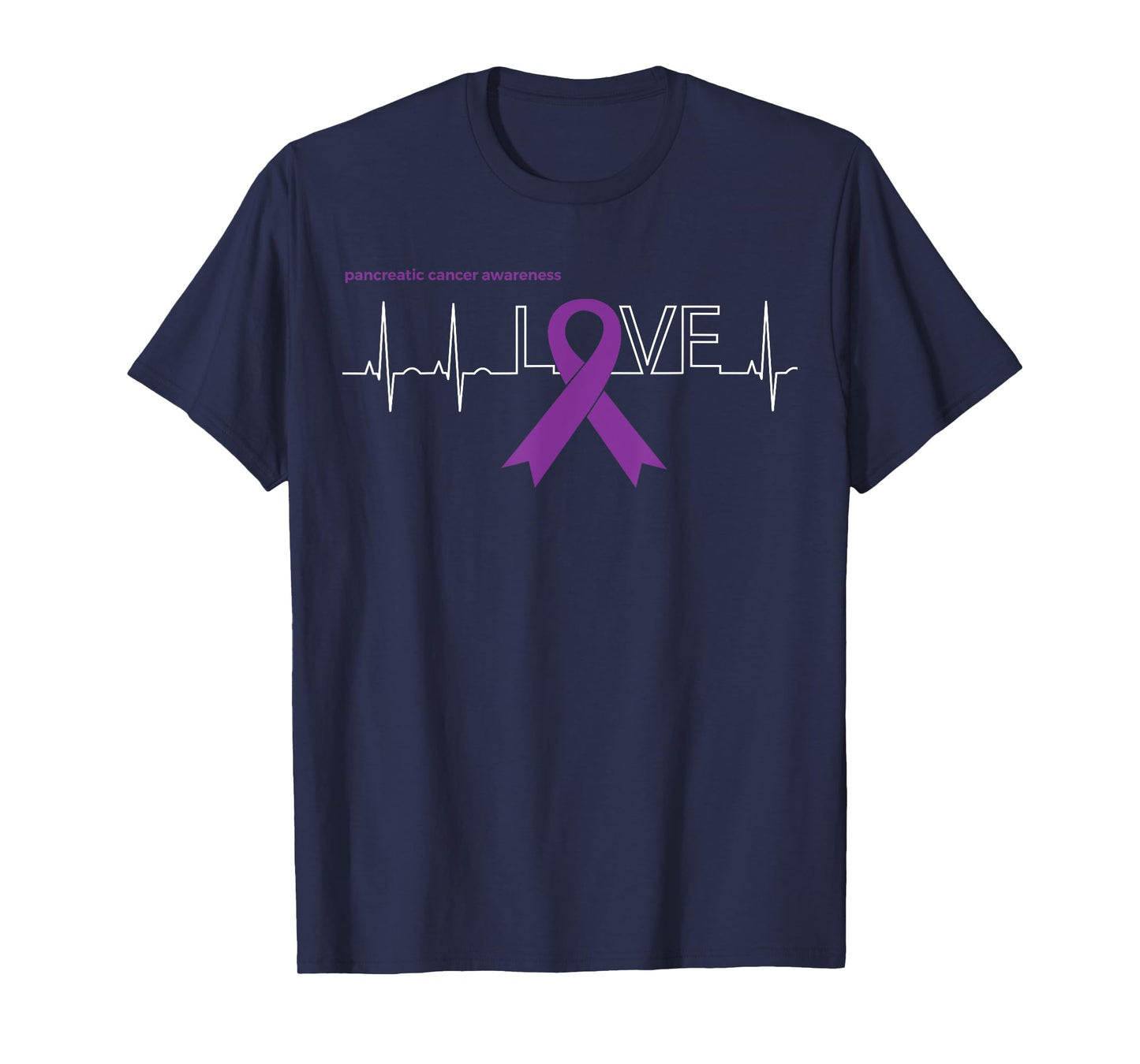 LOVE Ribbon Products Shirts for Pancreatic Cancer Awareness T-Shirt