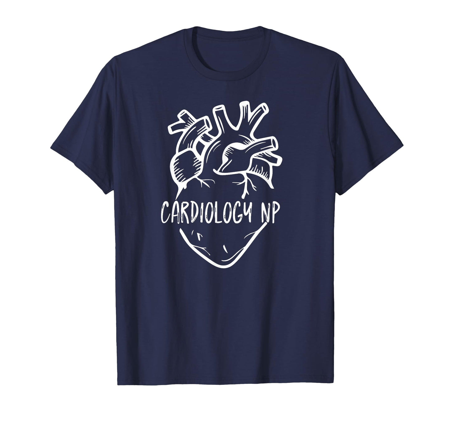 Cardiology NP Cardiology Nurse Practitioner Anatomical Heart T-Shirt