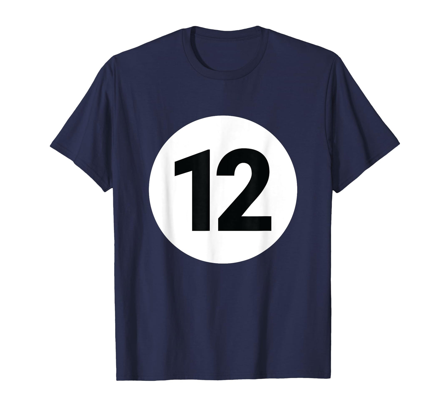 8 Pool Ball 12 Billiards Costume Halloween Group Matching T-Shirt