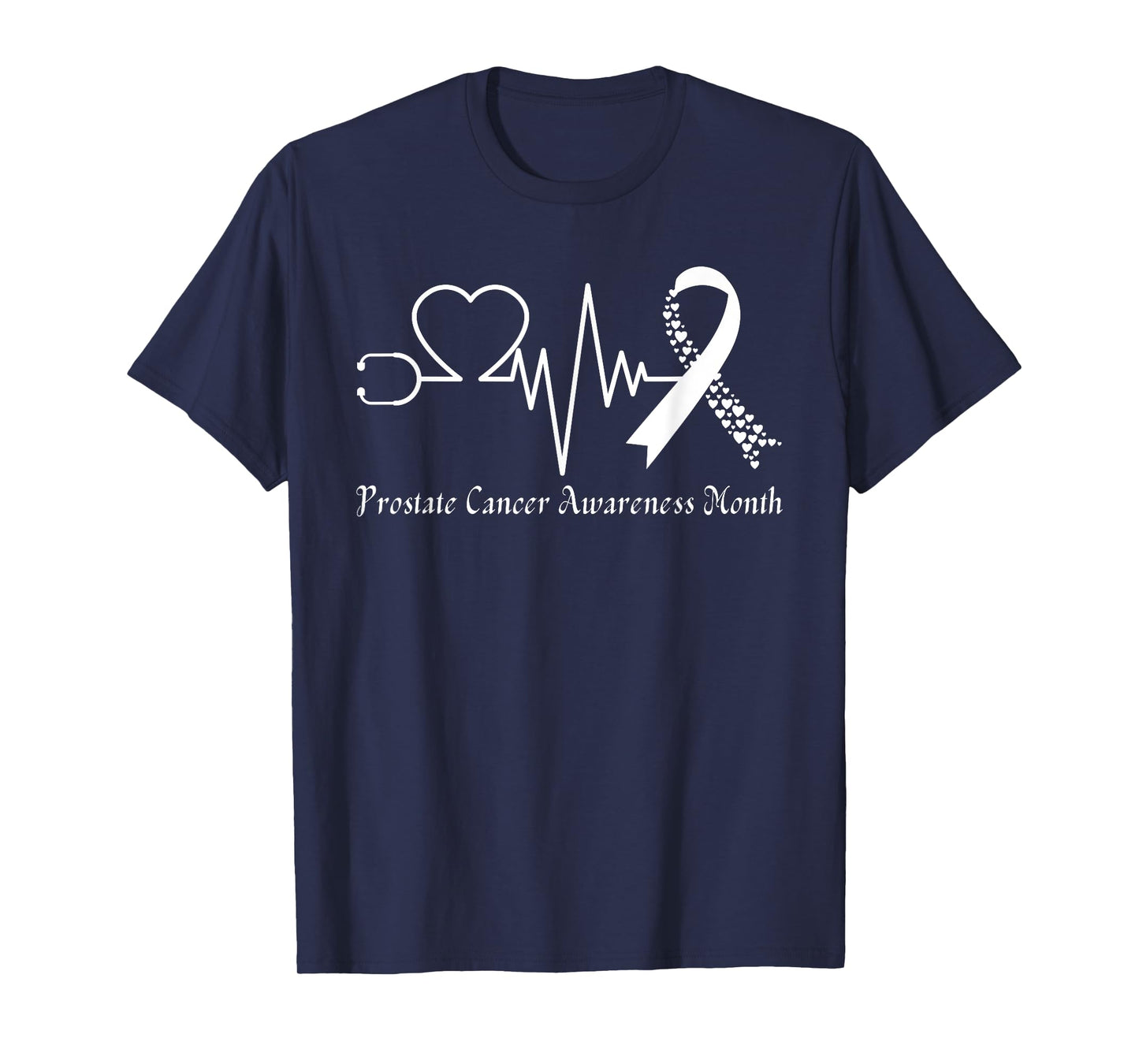 Prostate Cancer Awareness Month We Wear Light Blue Support T-Shirt