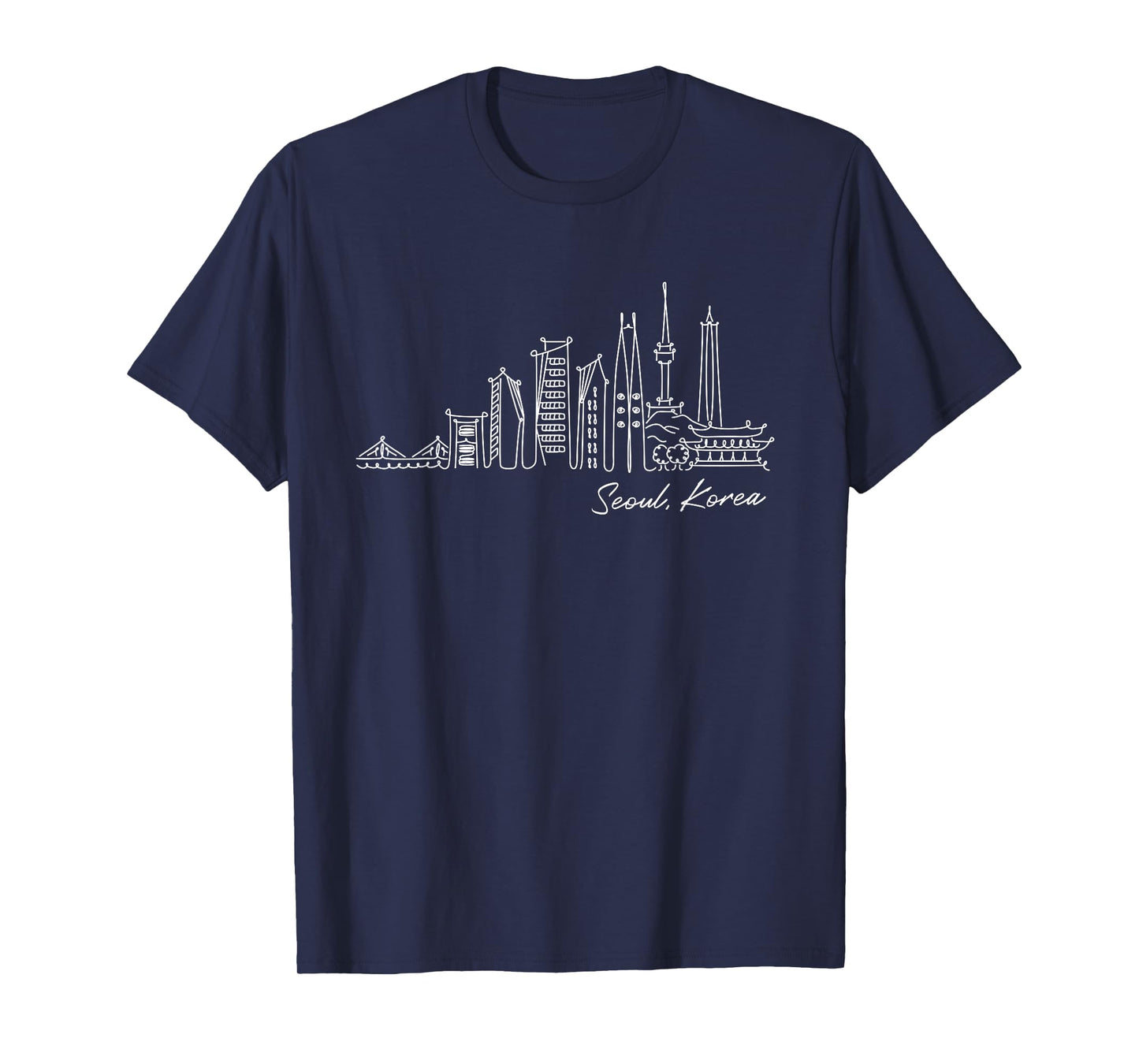 Signature Seoul City Skyline - Korea Souvenir T-Shirt