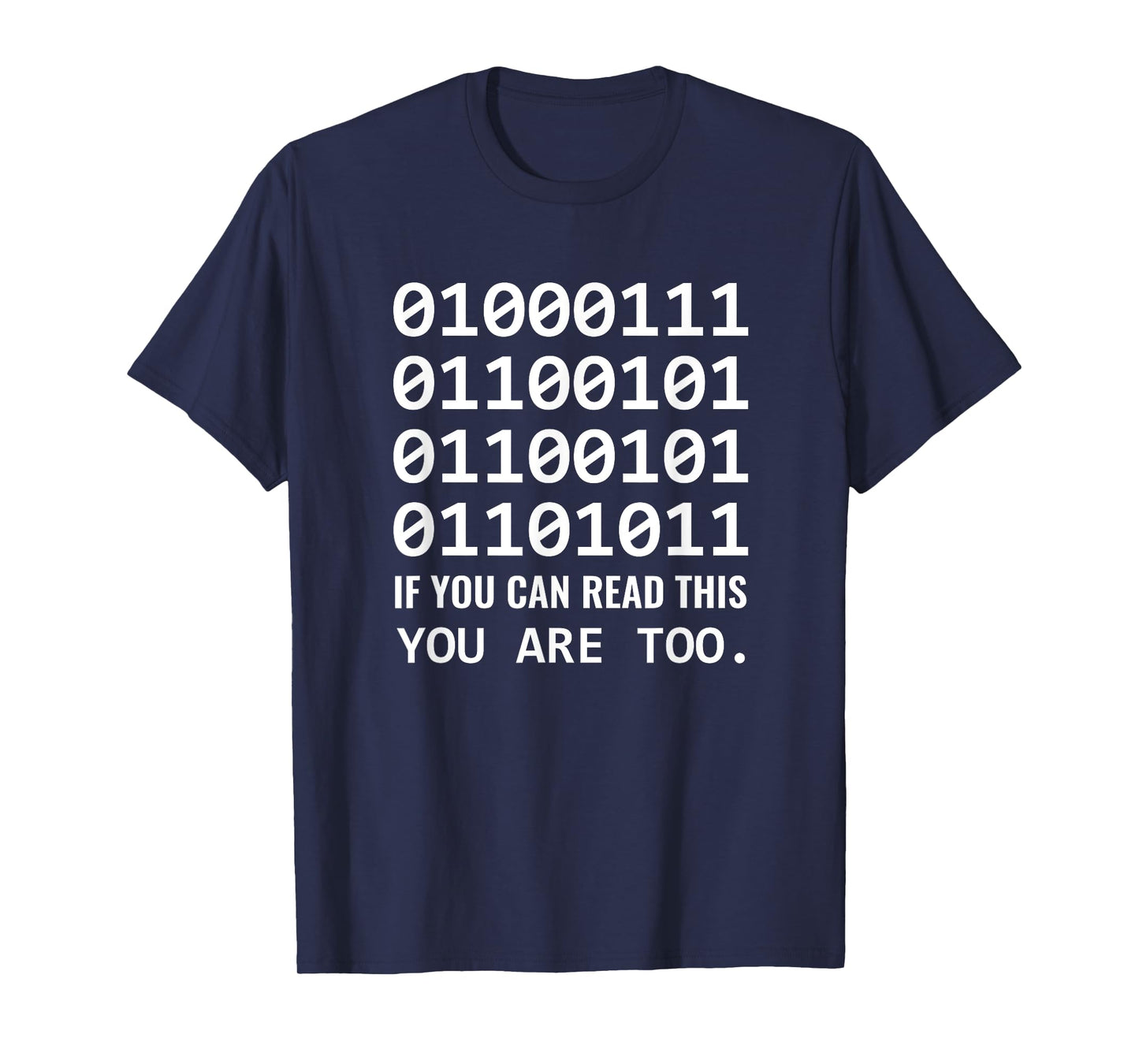 Geek Computer Binary Code for Developer Nerds & Admins T-Shirt