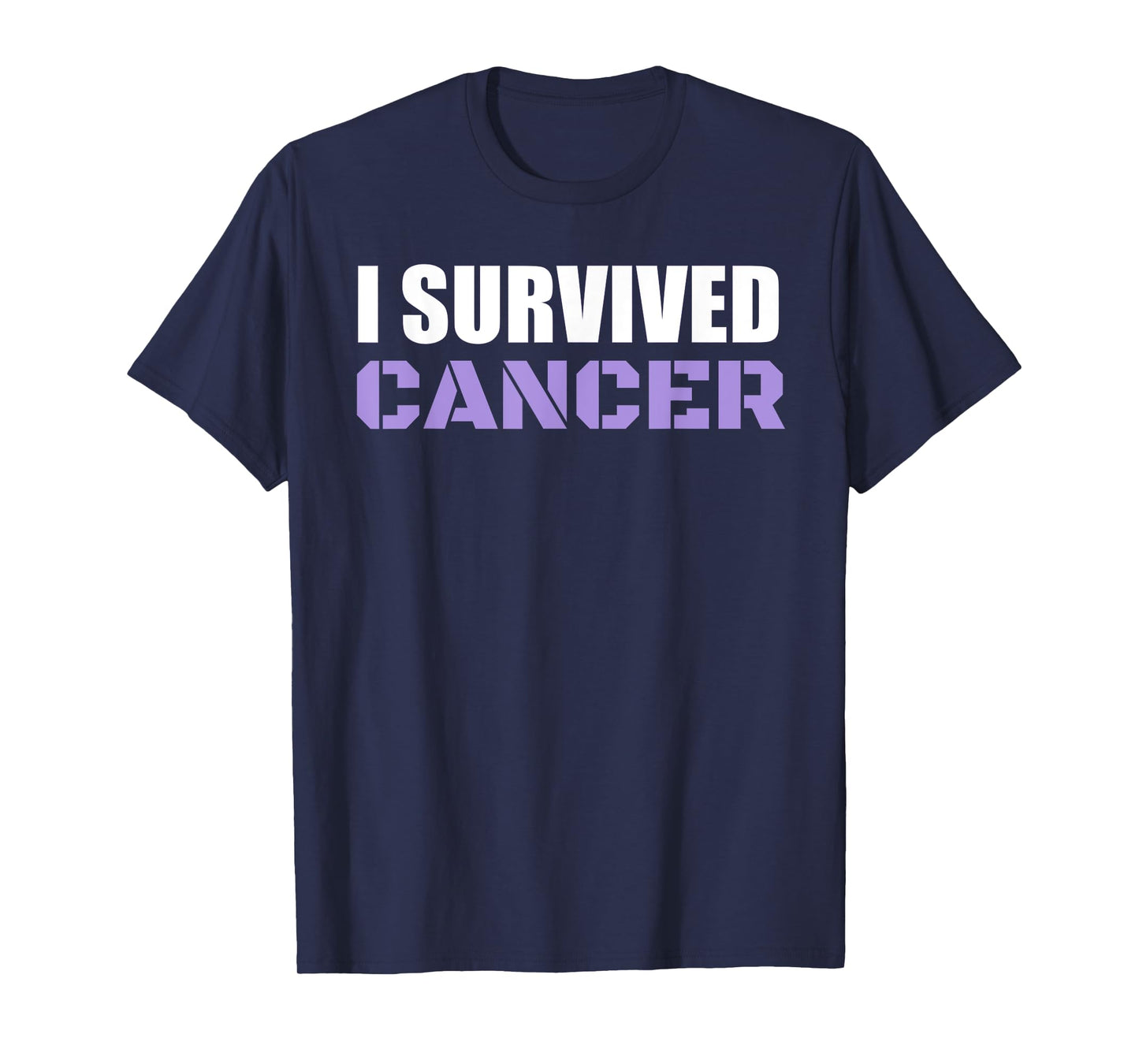Lavender Cancer Awareness Shirt for All Cancers | I Survived