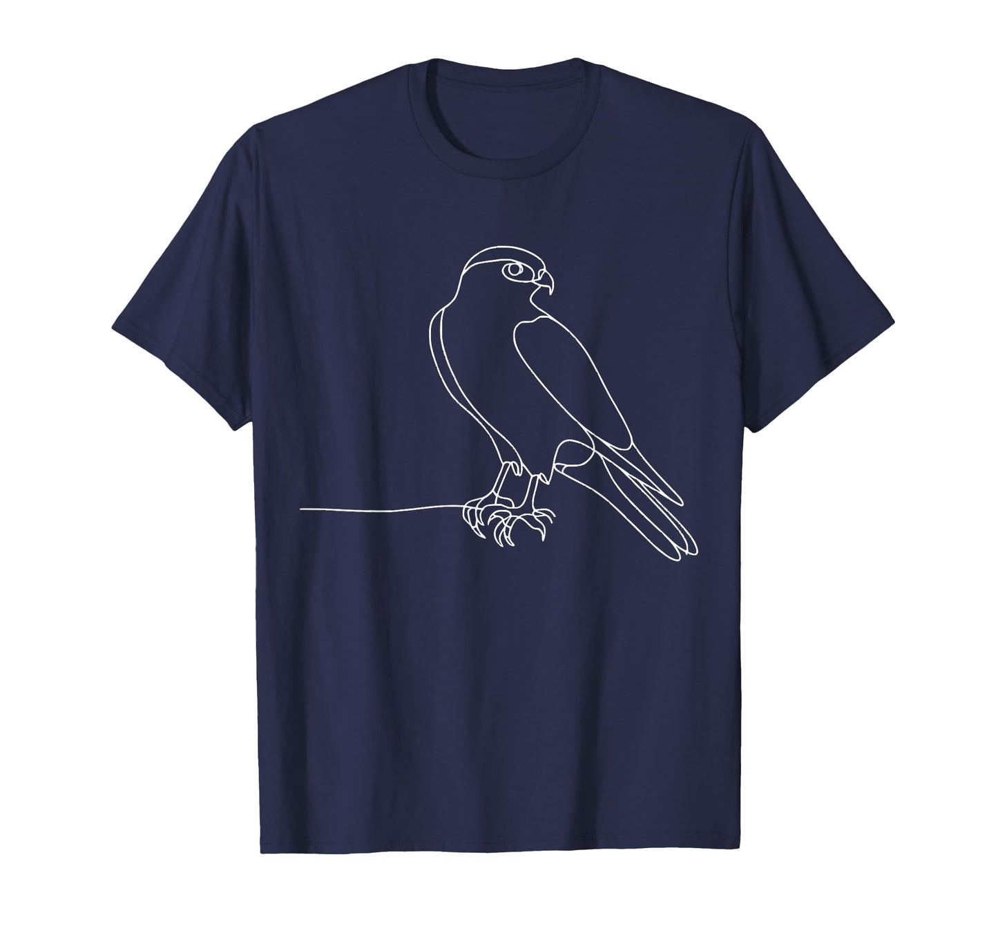 Line Art Bird & Ornithologist Cooper'S Hawk T-Shirt