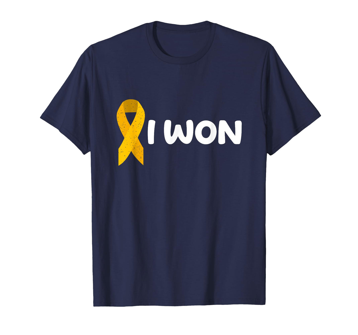 I Won! Appendix Cancer survivor. Amber ribbon T-Shirt