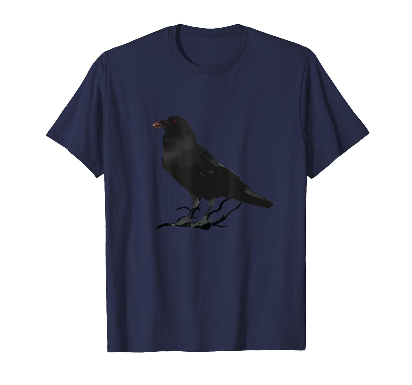 Beautiful Black Crow Raven Bird Silhouette T-Shirt