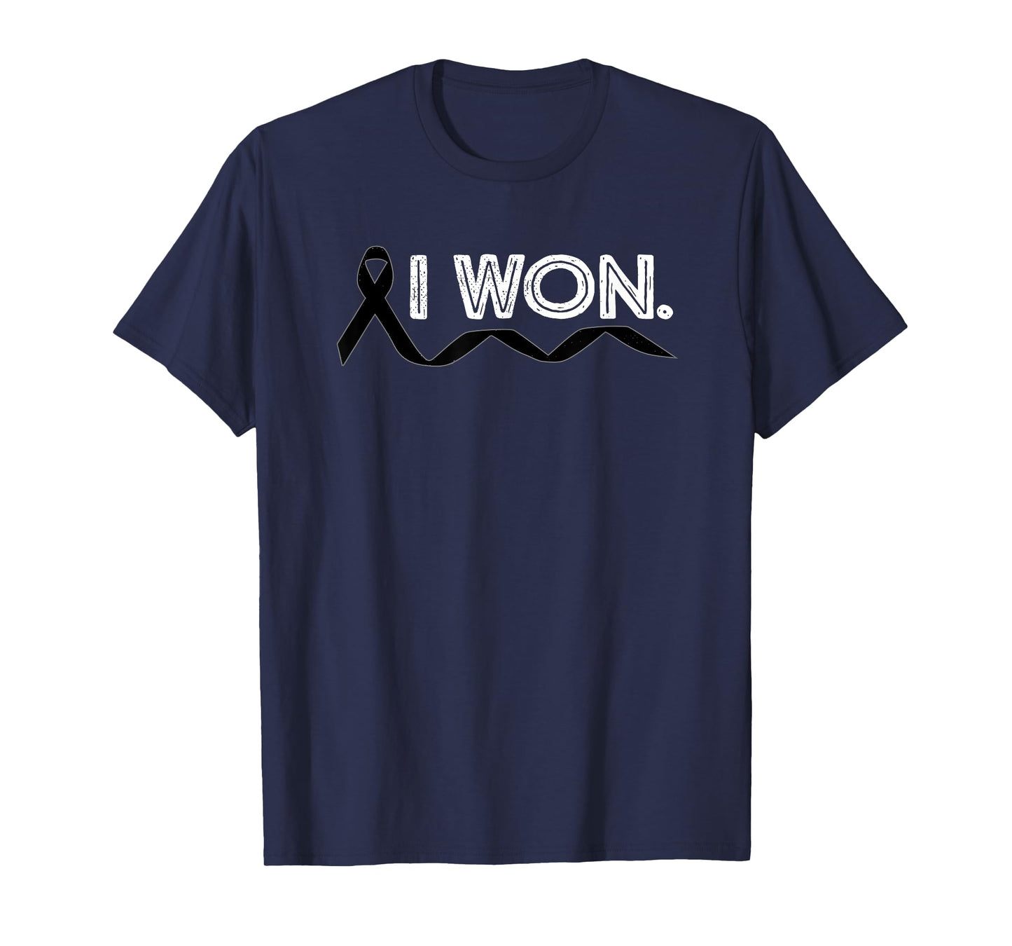 Melanoma Cancer I Won Skin Cancer Ribbon Awareness Warrior T-Shirt