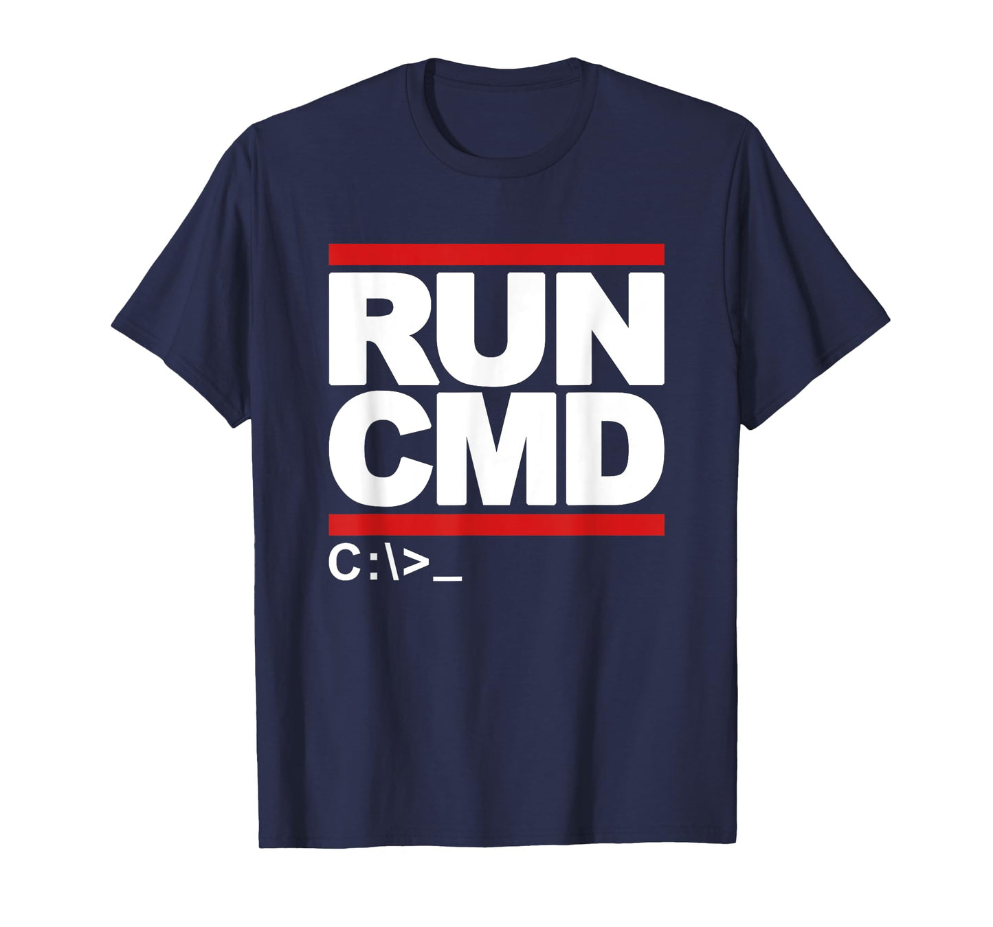 Funny Run CMD Programming Coding T-Shirt
