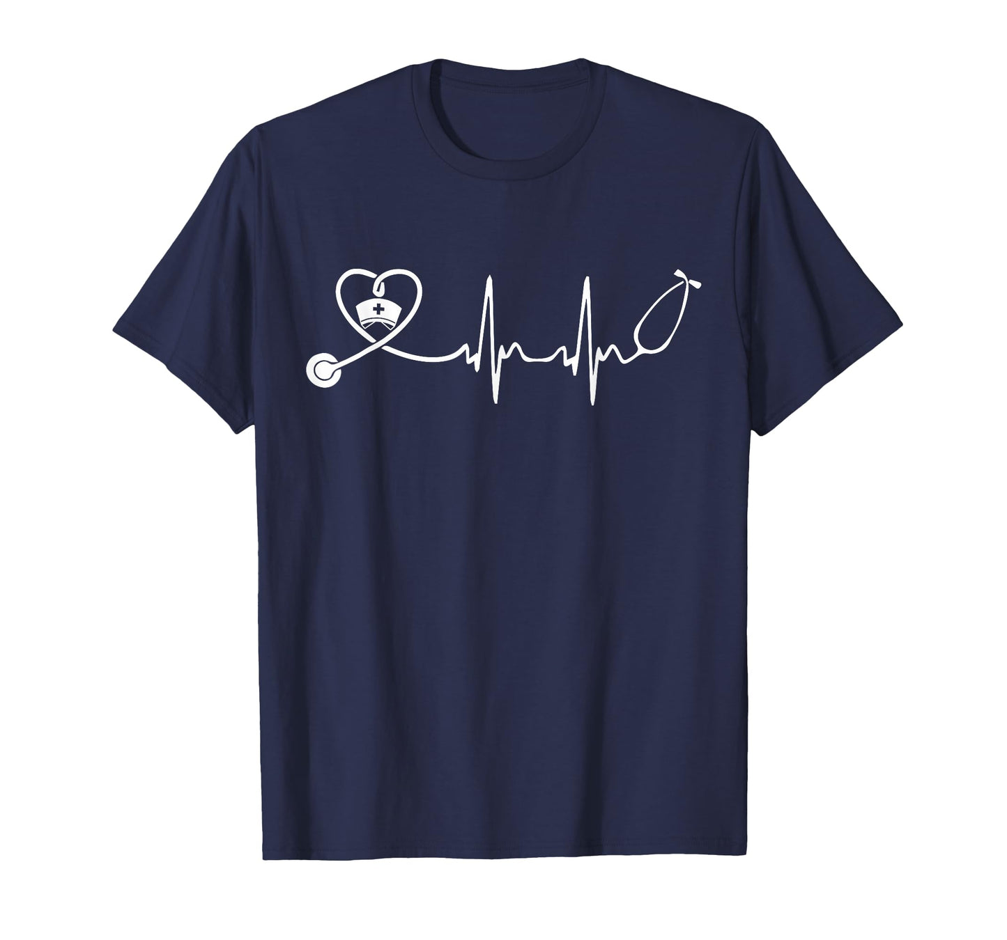 Nurse Stethoscope Heartbeat Nurse Week 2025 T-Shirt