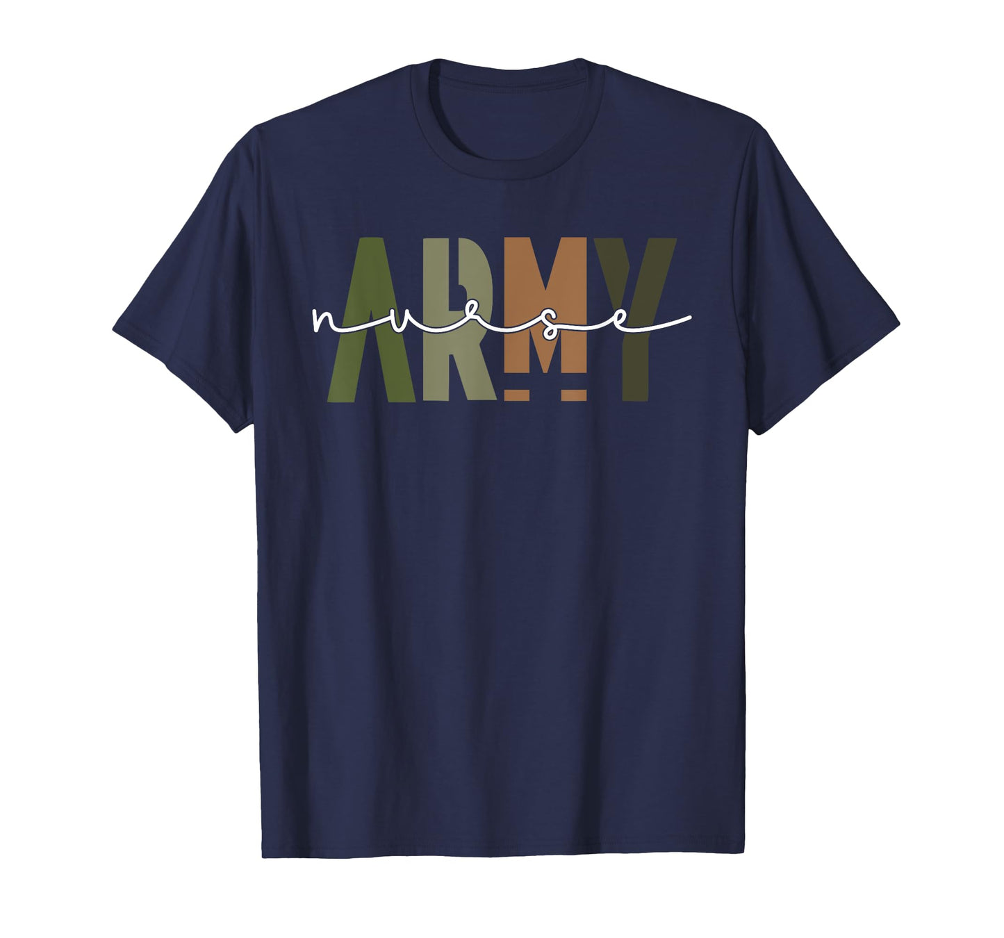 Army Nurse Veteran Squad Funny Matching Nursing Group T-Shirt