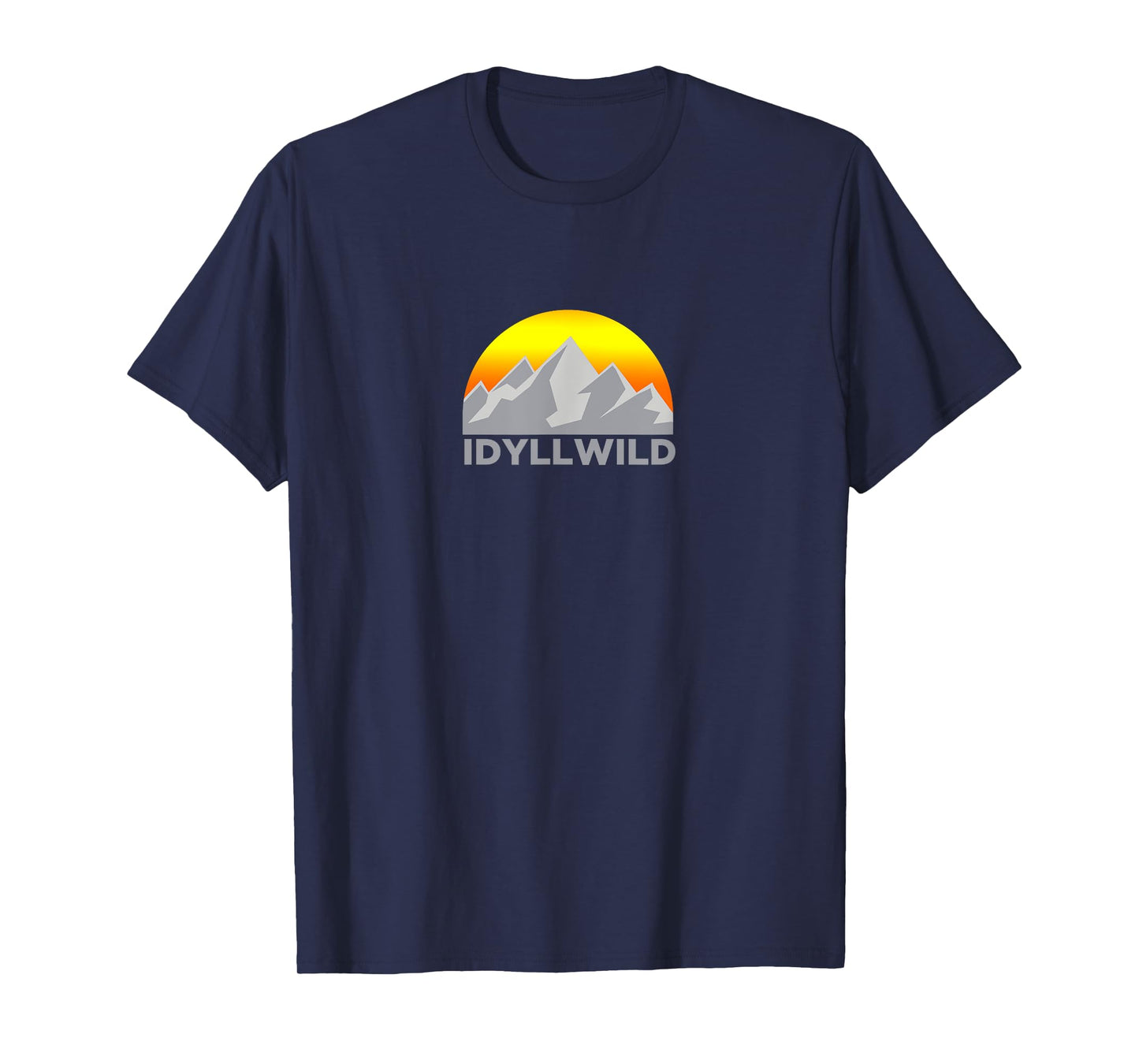 Retro Sunrise Mountain - Idyllwild California T Shirt T-Shirt