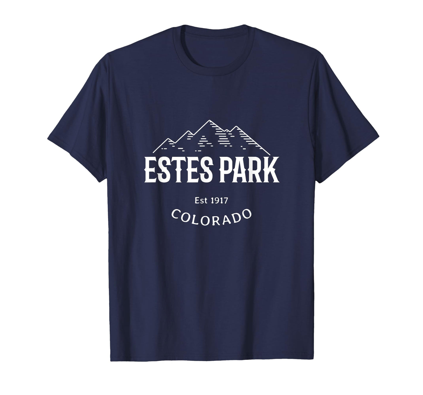 Original Estes Park Colorado Rocky Mountains Graphic Design T-Shirt