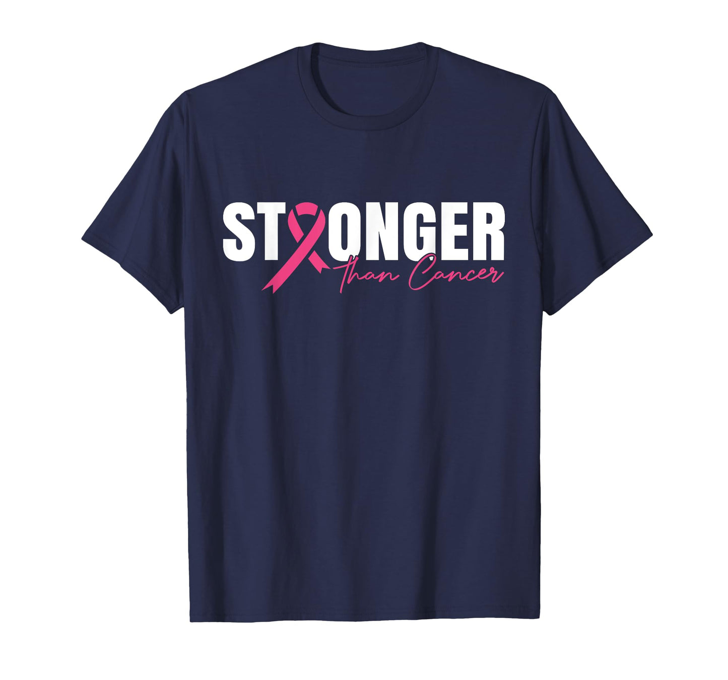 SOMMAS CANCER AWARENESS Cancer Encouragement Gift Inspirational Stronger Than Cancer T-Shirt