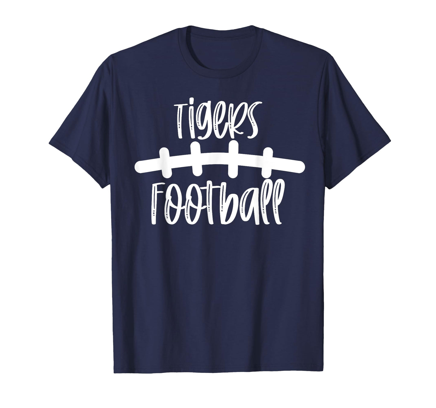 Tigers Football School Spirit Team Mascot Game Night T-Shirt