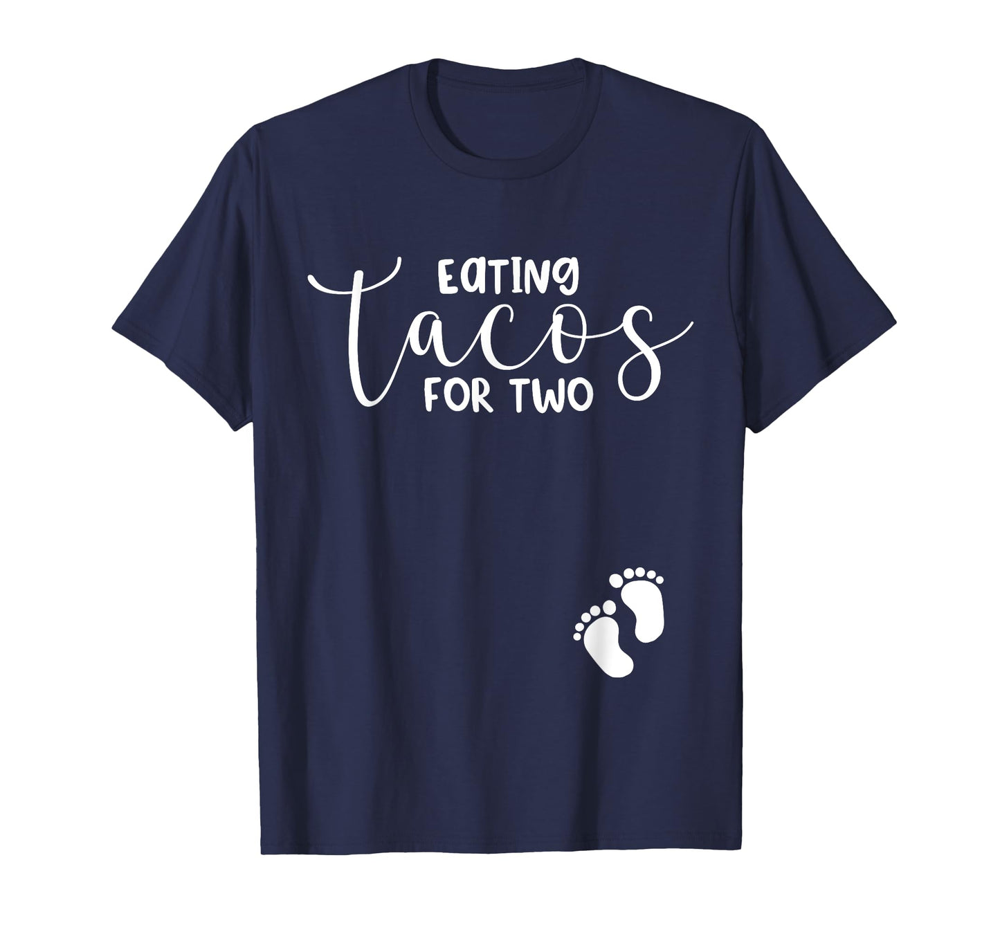 Pregnancy Announcement Shirt Eating Tacos for Two Pregnant T-Shirt