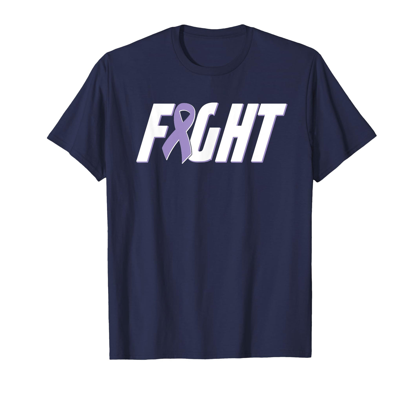 Fight Testicular Cancer - Orchid Purple Awareness Ribbon T-Shirt