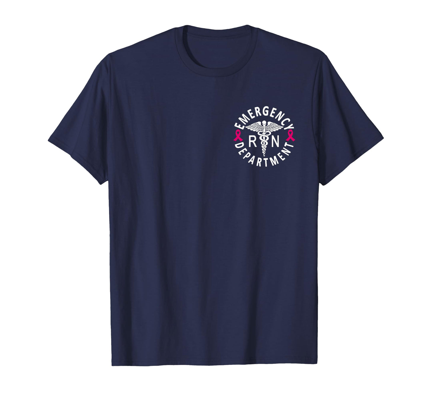 Emergency Department Emergency Room Nurse Breast Cancer T-Shirt