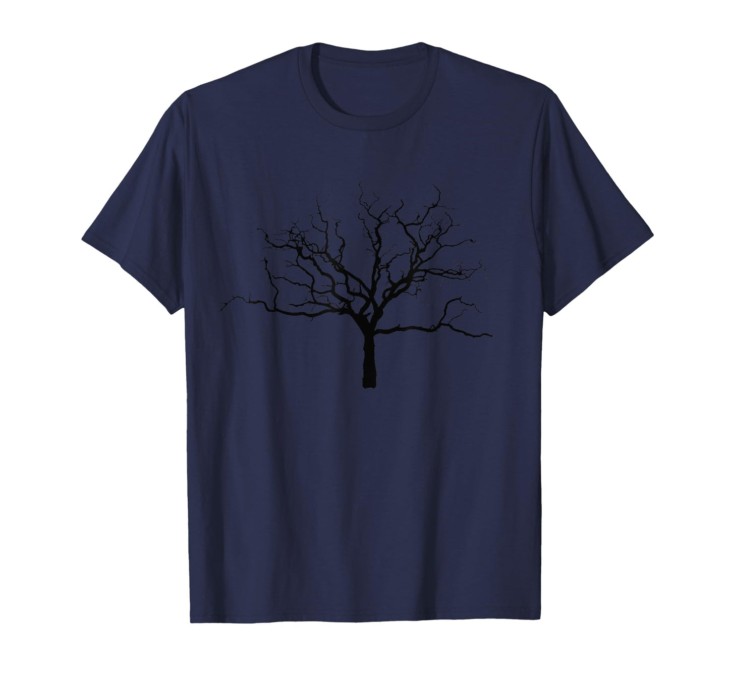 Bare & Dead Tree T-Shirt Silhouette Outline for Autumn Fall T-Shirt