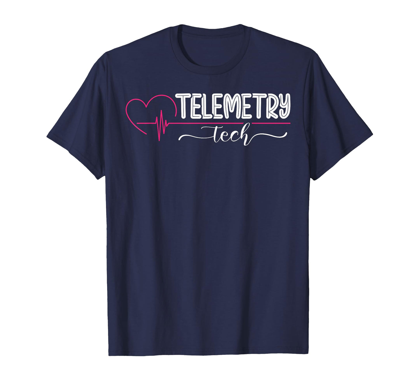 Telemetry Technician Heart Telemetry Tech T-Shirt