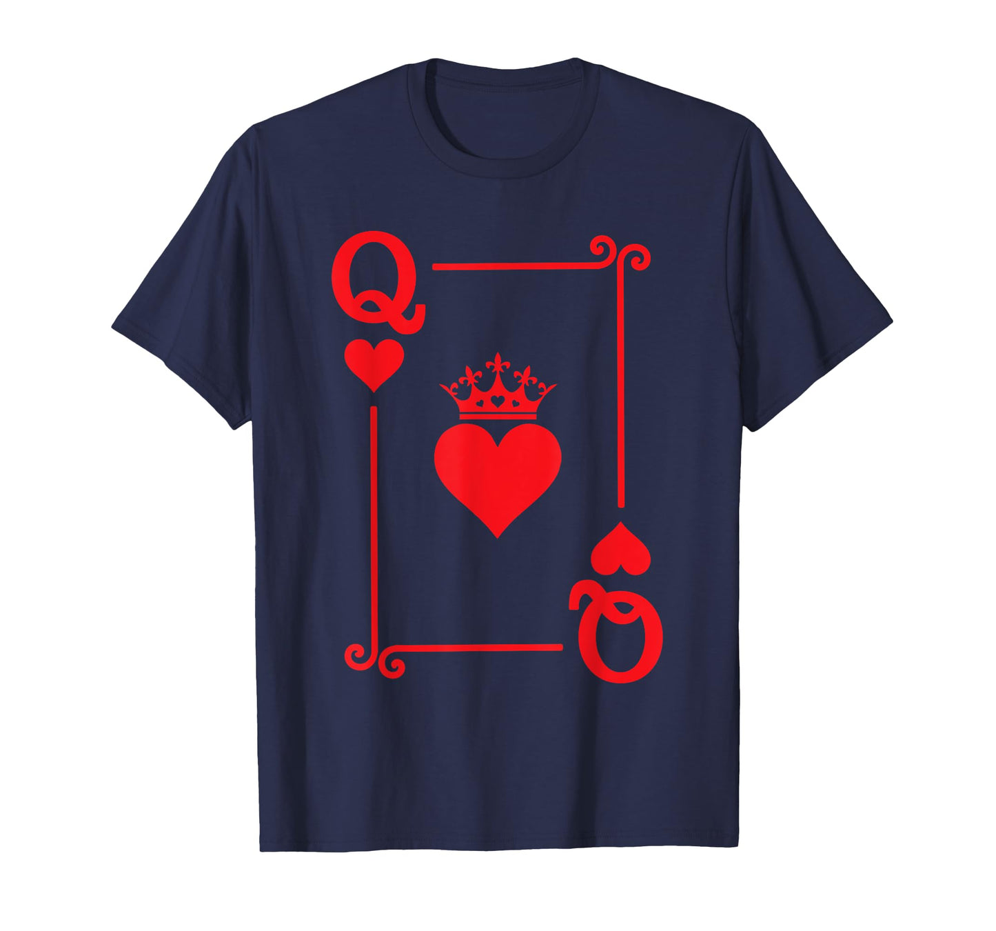Queen Hearts Card Costume - Playing Cards - Queen of Hearts T-Shirt