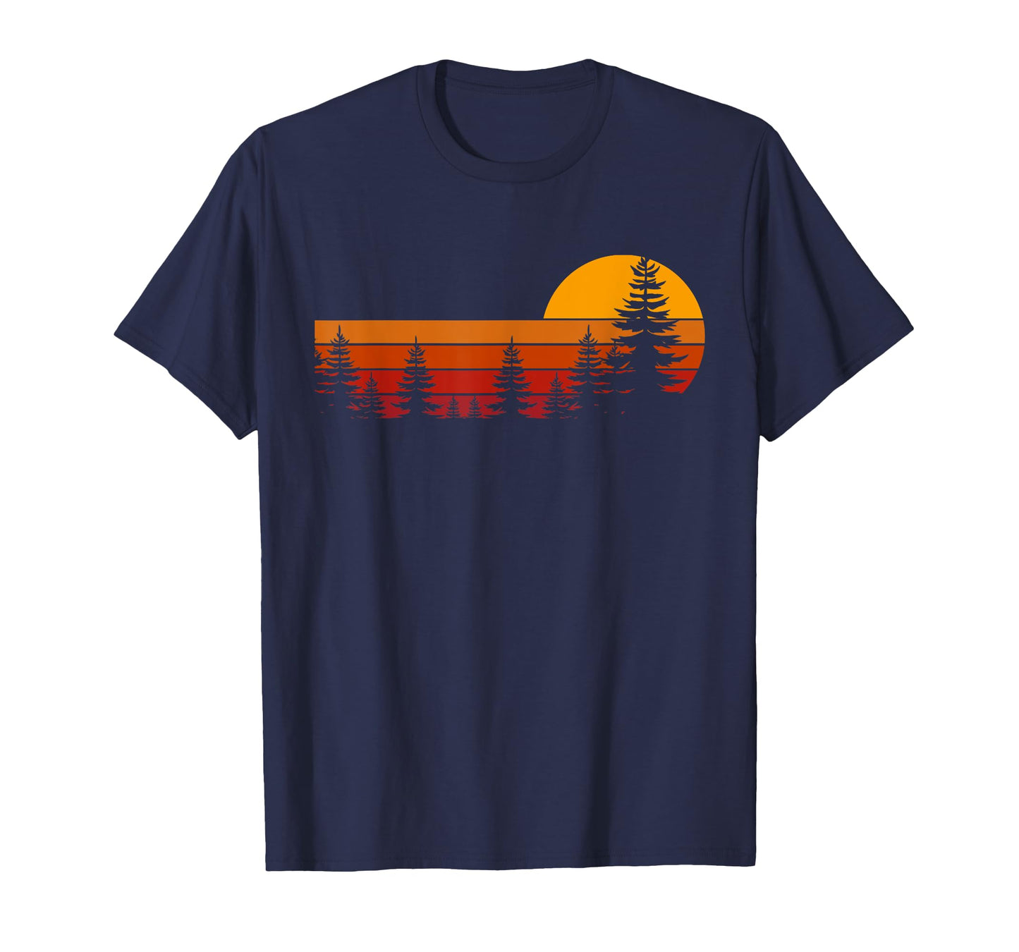 Trees Tshirt Wildlife Nature Vintage Forest Woods Outdoor T-Shirt