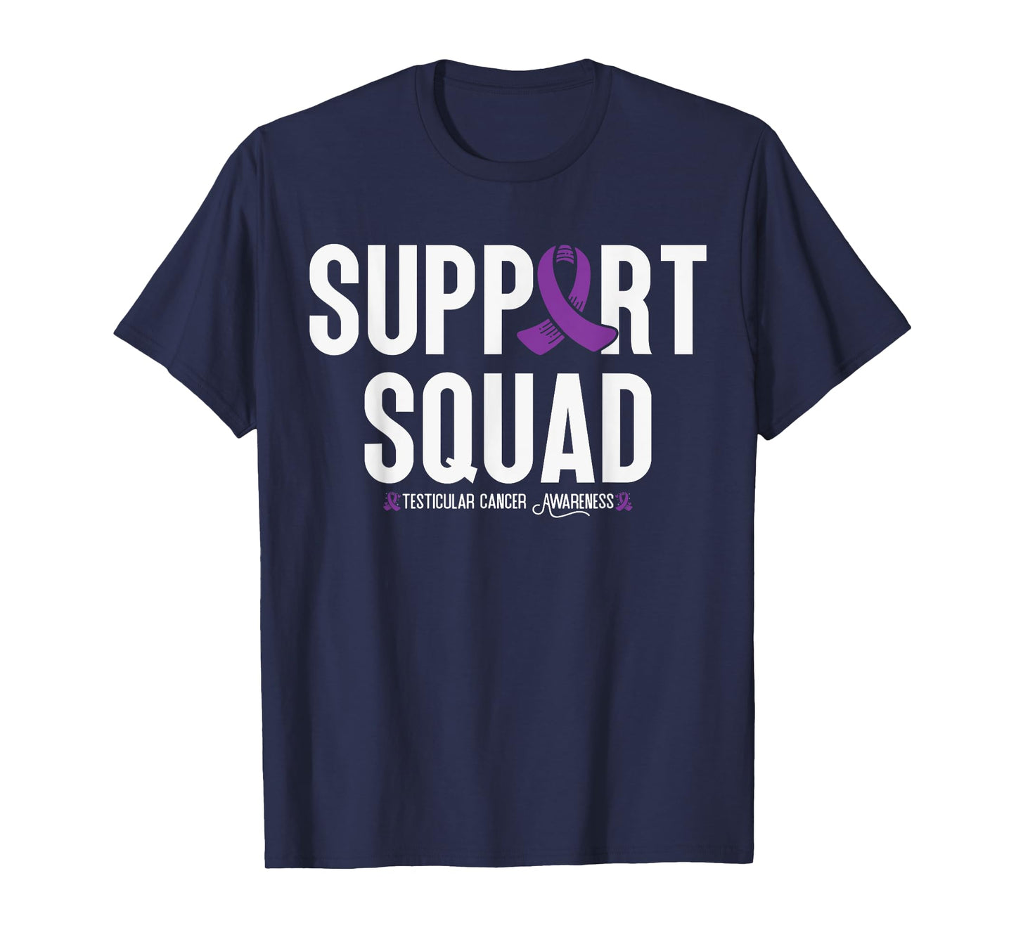Testicular Cancer Support Squad Testicular Cancer Awareness T-Shirt