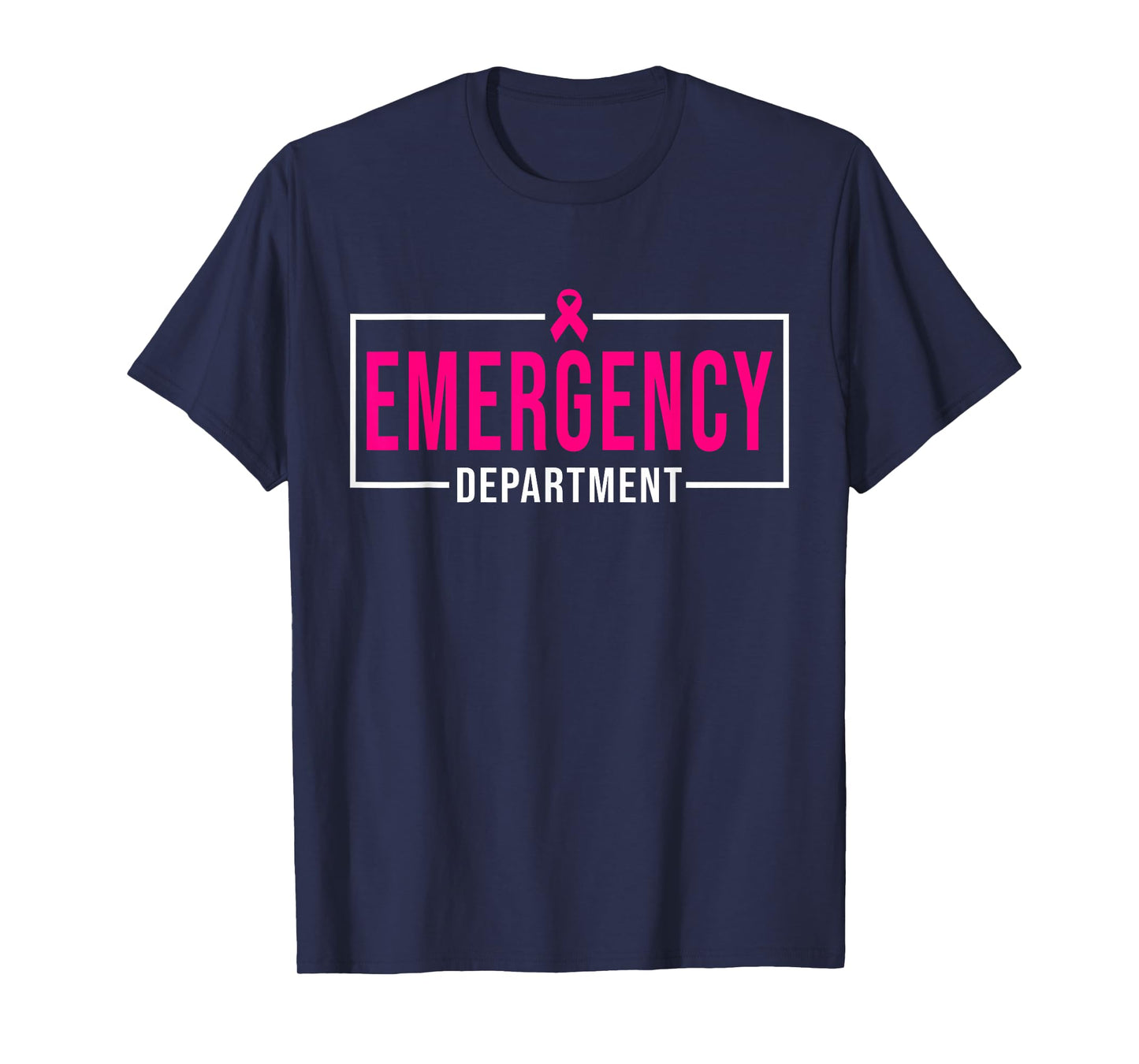 Emergency Department Emergency Room Nurse Breast Cancer T-Shirt