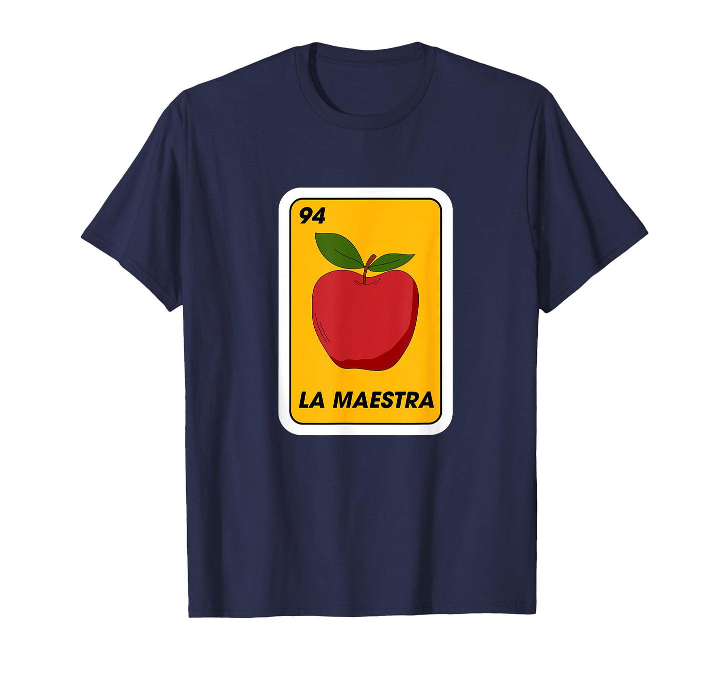 La Maestra Mexican Bingo Card Teacher Appreciation T-Shirt