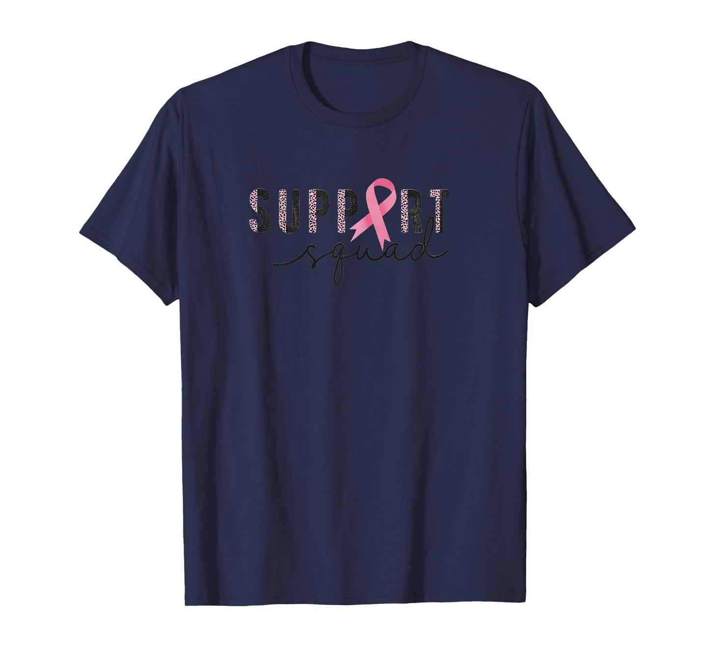 Breast Cancer Awareness Women Support Squad T-Shirt