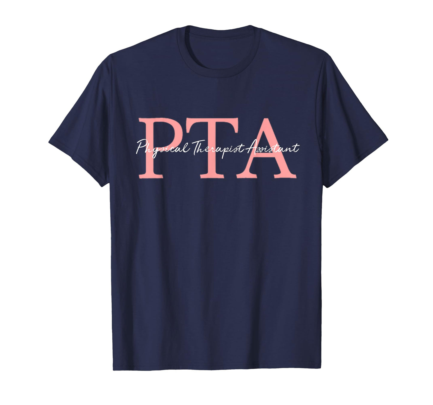 Stay Fit and Healthy Ideas Physical Therapist Assistant PTA Unisex-Adults Black Cotton Blend Short Sleeve T-Shirt