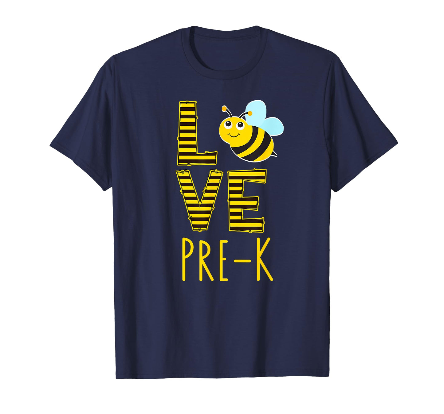 Love Pre-K Back To School Yellow Bee Pre-K Teacher Men Women T-Shirt