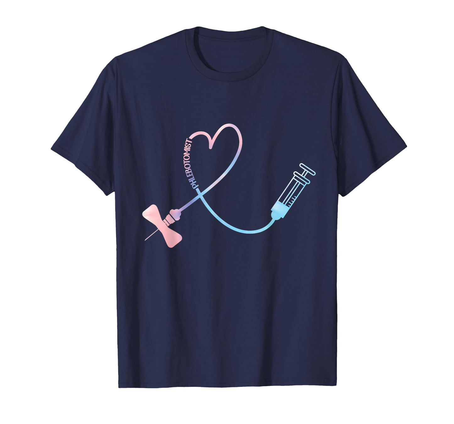 TIE DYE Phlebotomist Phlebotomy Technician Nurse Clinical T-Shirt