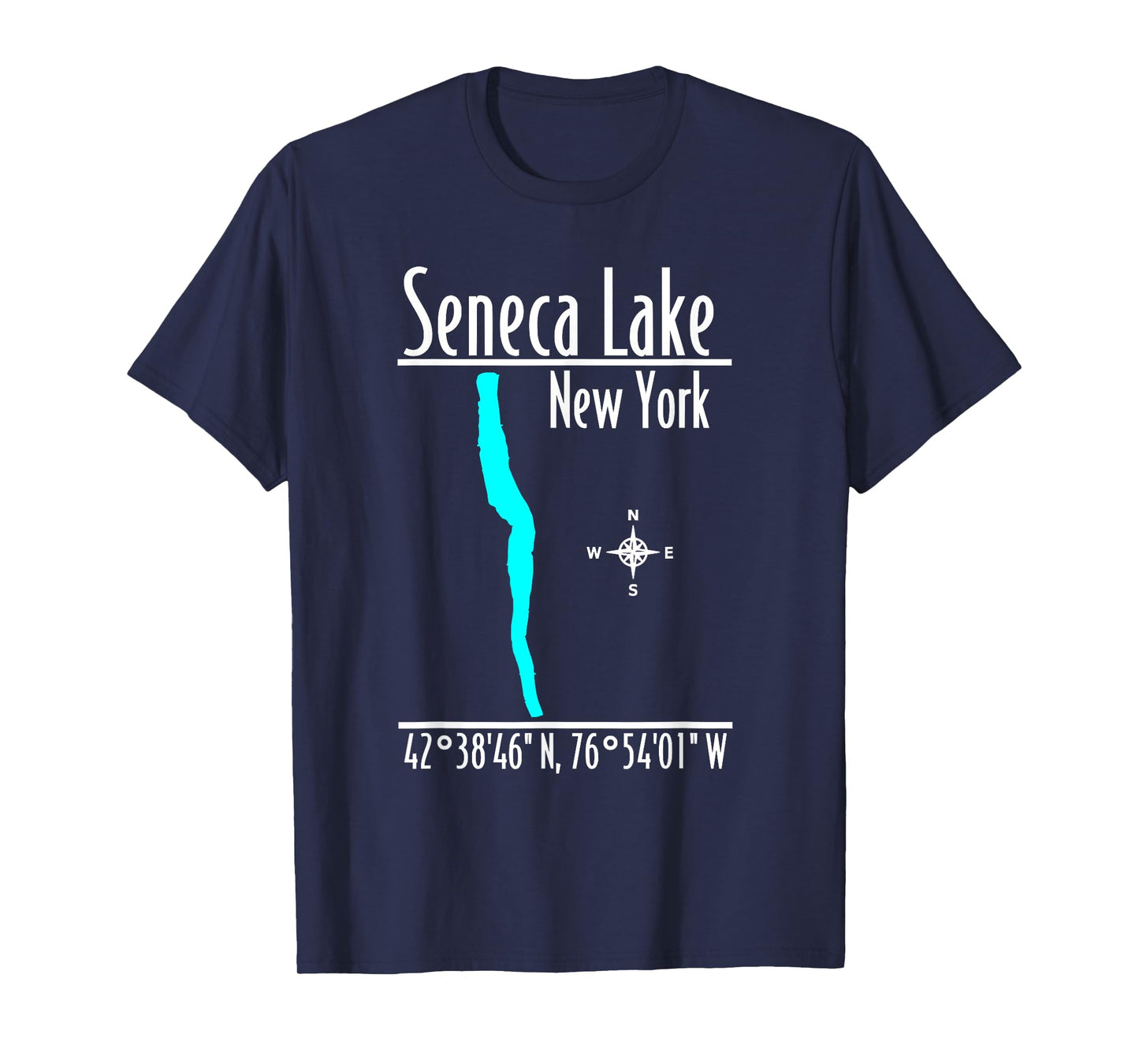 Modern Seneca Lake, New York T-Shirt