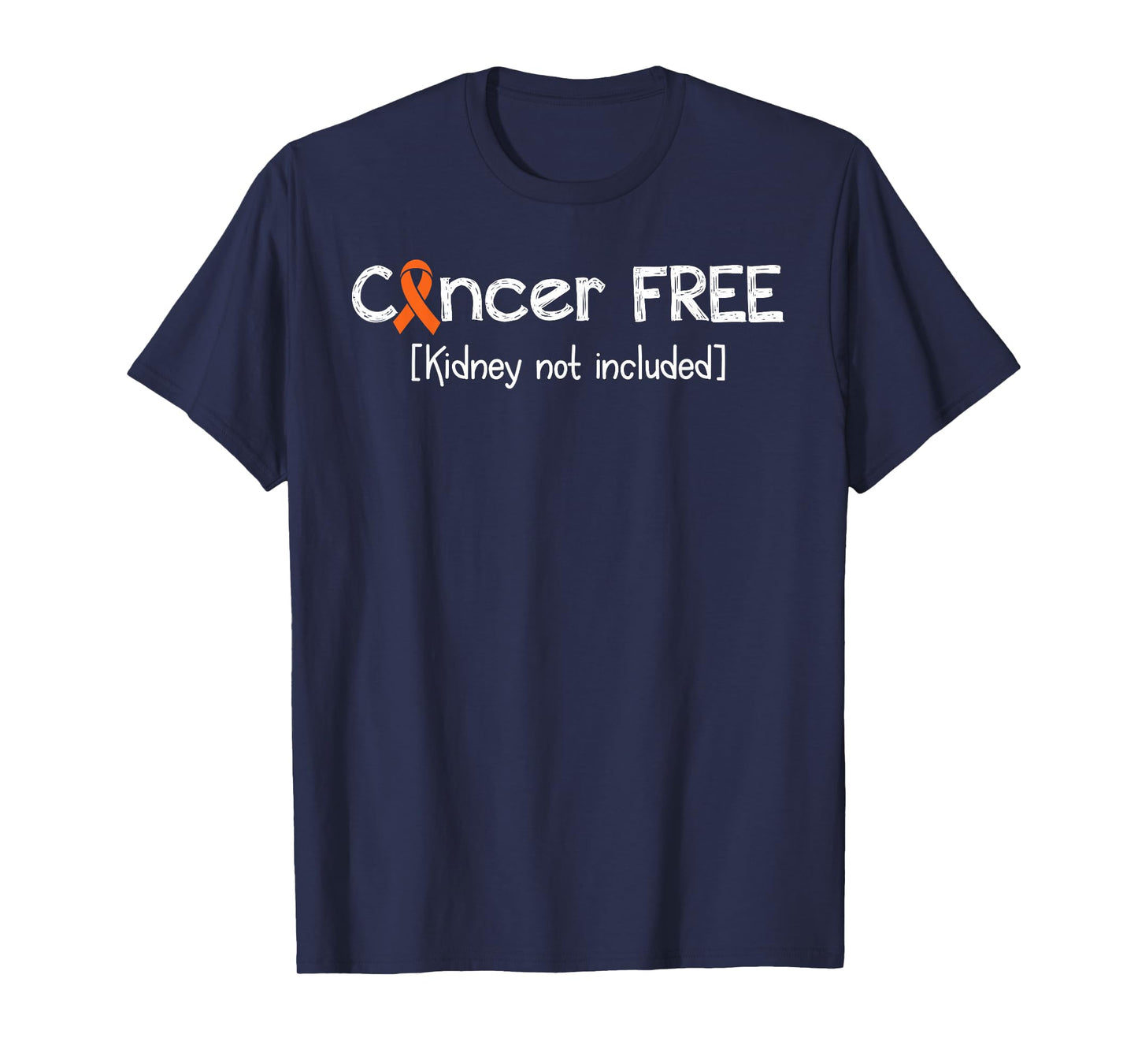 Kidney Cancer Free- Kidney Cancer Awareness Support Ribbon T-Shirt