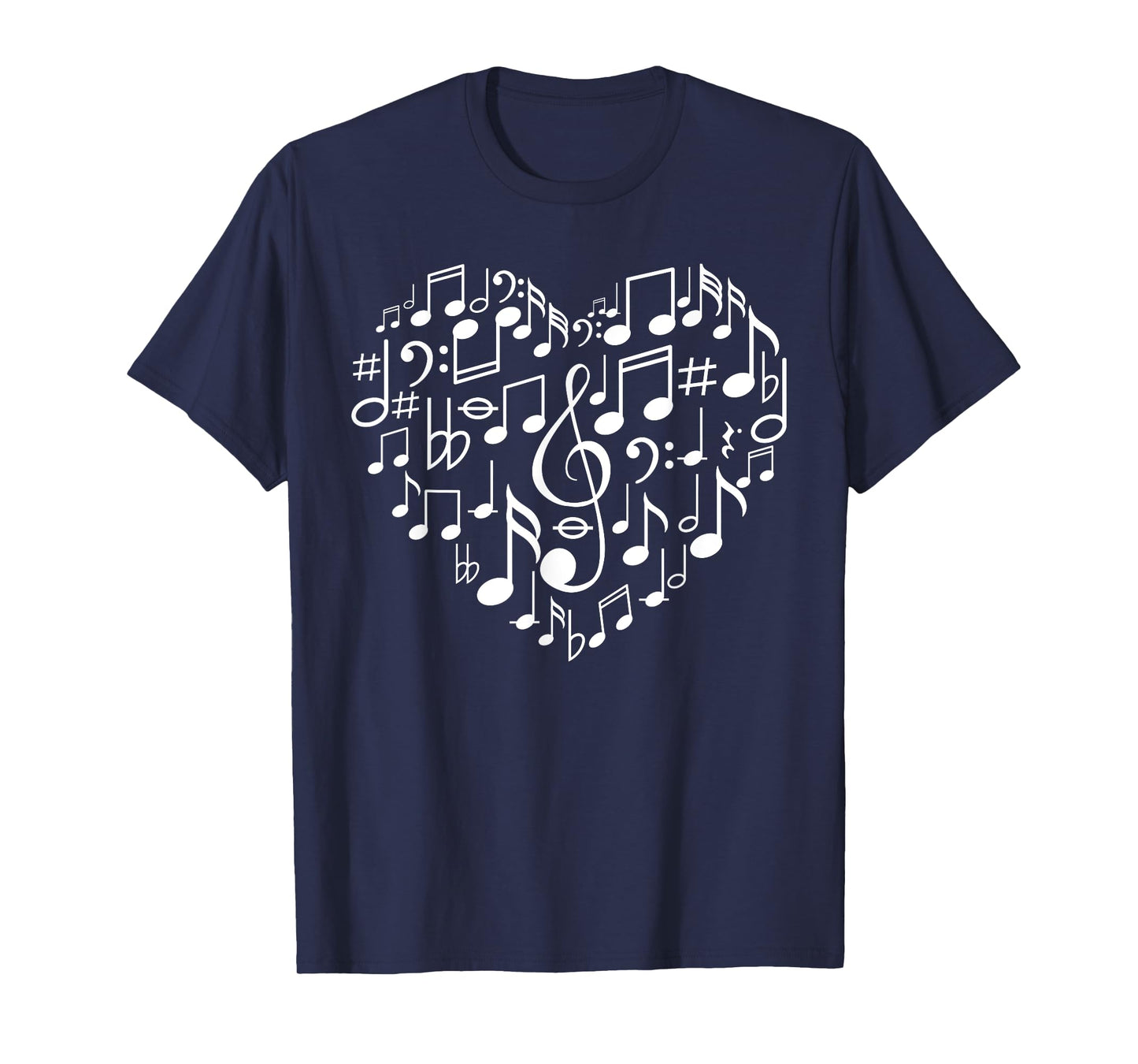 Cool Music Note Art For Men Women Music Musical Note Lover T-Shirt