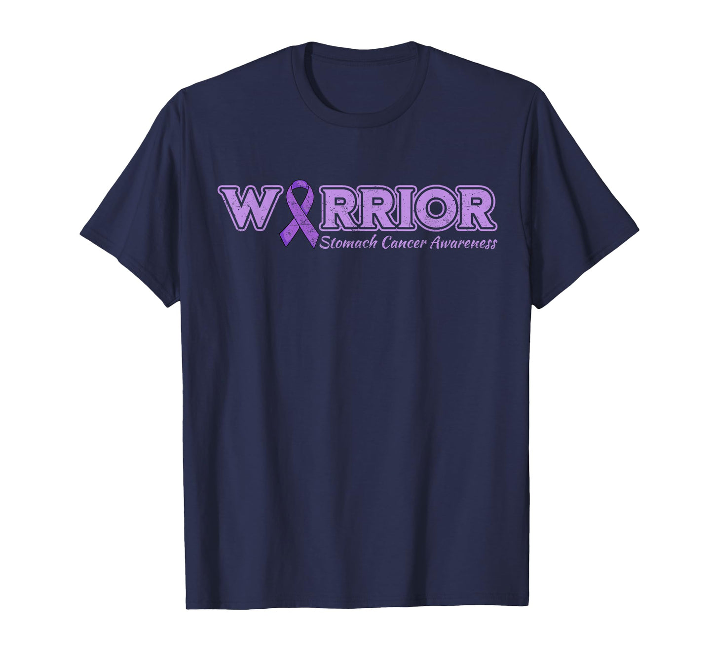 Stomach Cancer Warrior Periwinkle Ribbon T-Shirt