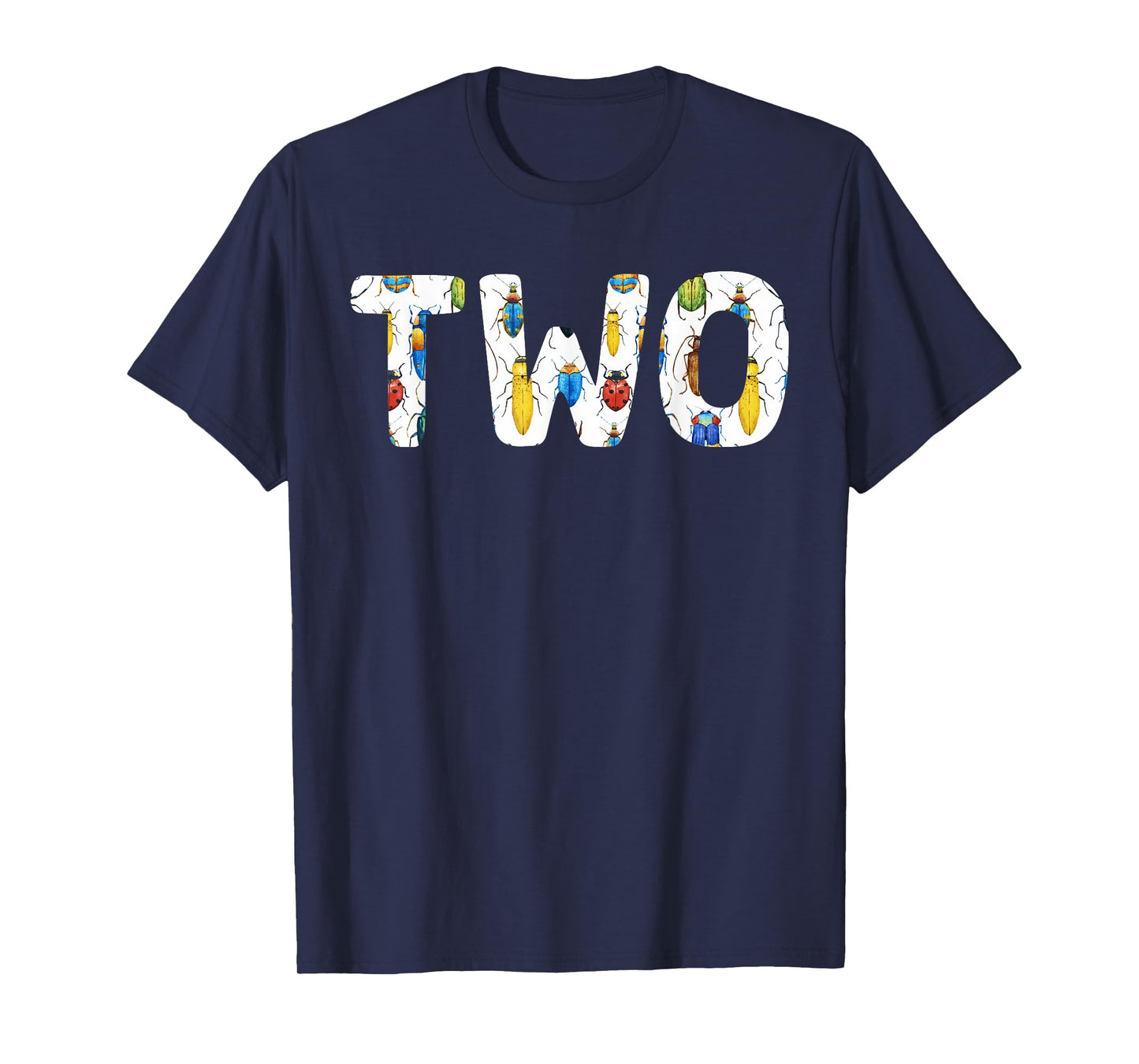mb Bug 2nd Birthday Funny Insects Lover 2 Years Old Kids T-Shirt
